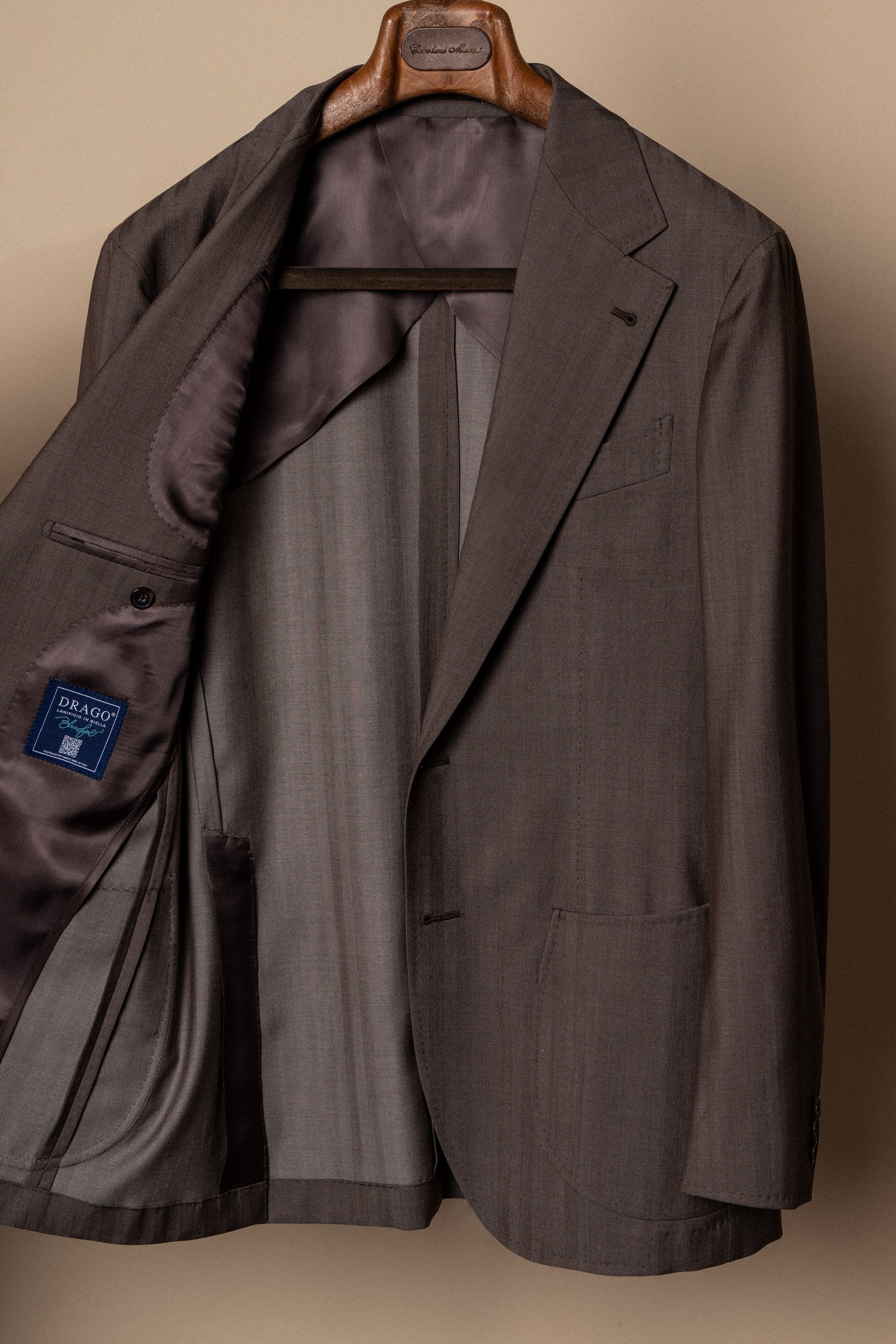 MTO Rusty Herringbone 16 Micron 140s Suit #414