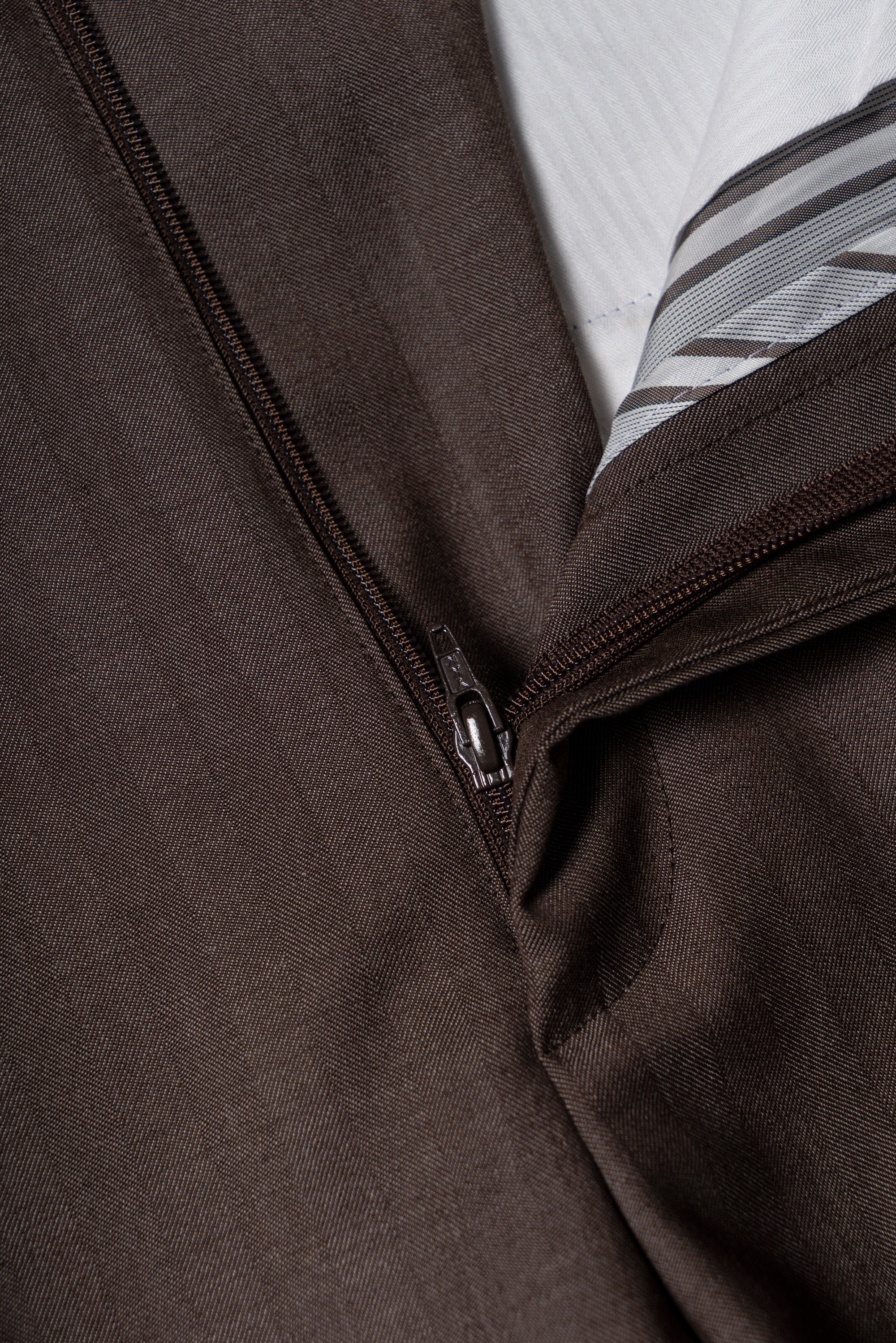 MTO Rusty Herringbone 16 Micron 140s Suit #414