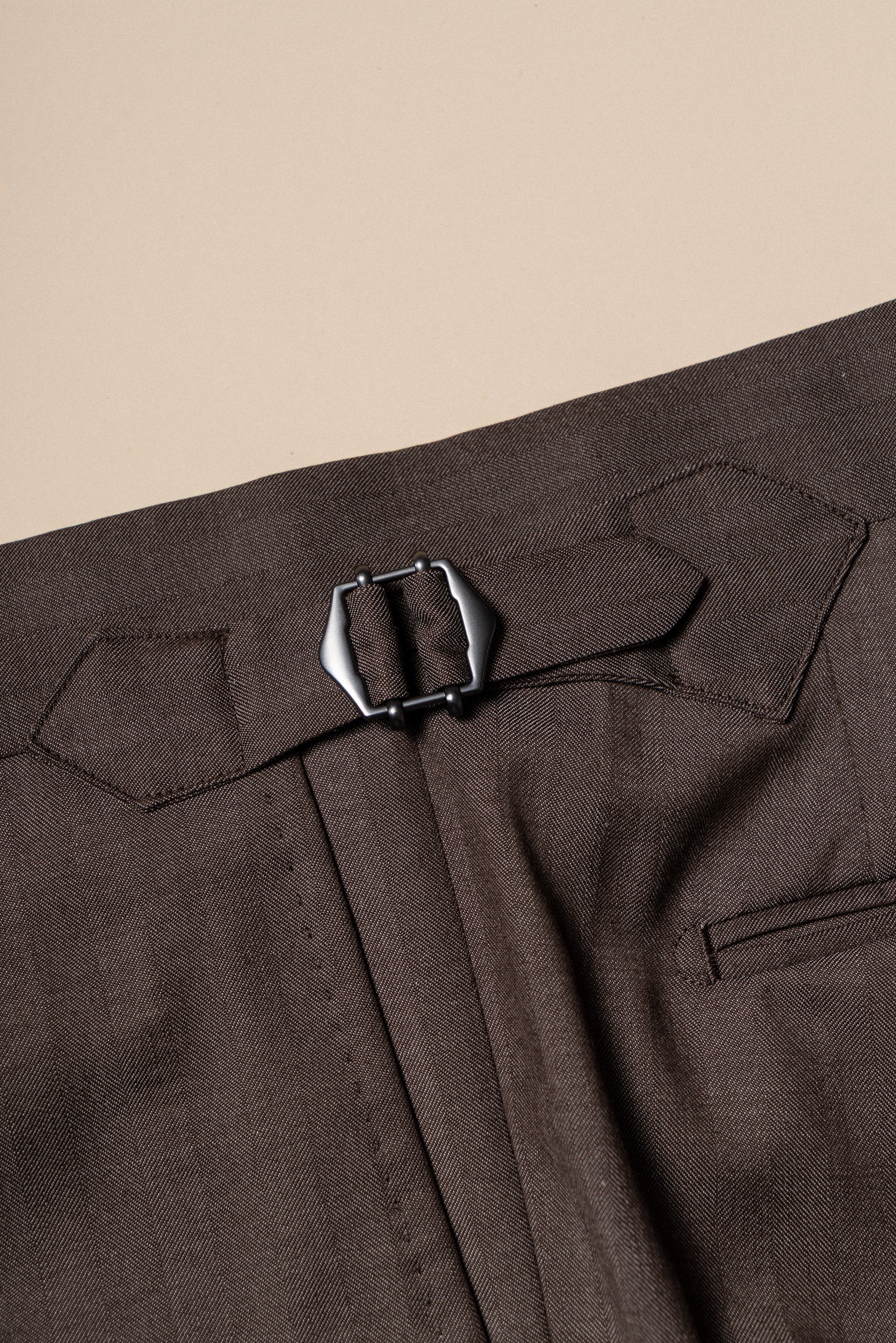MTO Rusty Herringbone 16 Micron 140s Suit #414