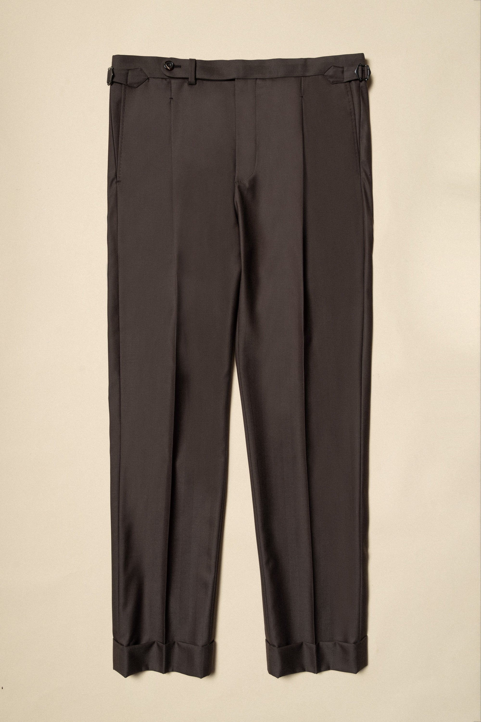 MTO Brown Herringbone 15 Micron 160s Suit #428