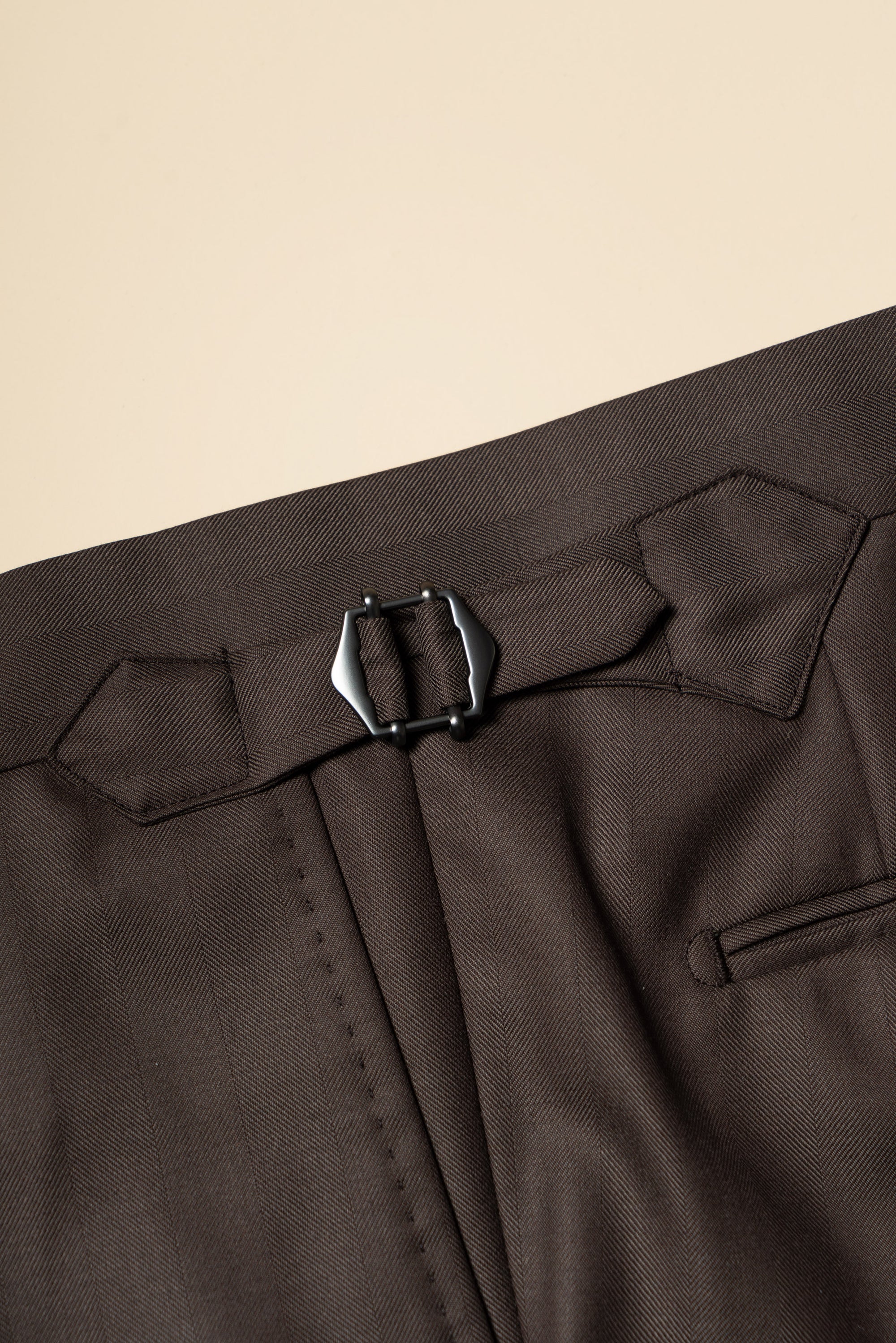 MTO Brown Herringbone 15 Micron 160s Suit #428
