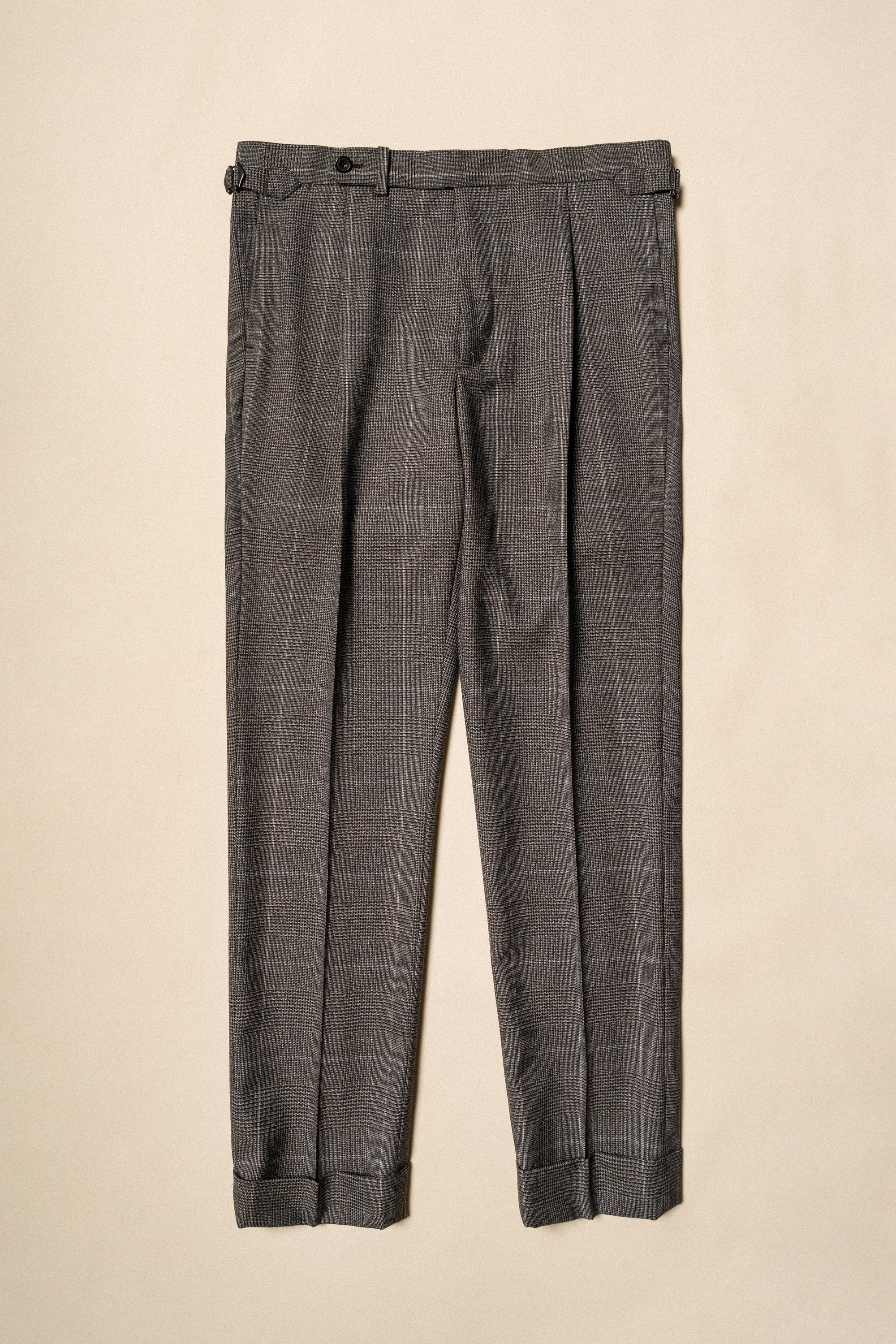 MTO Taupe Glen Check Suit #416