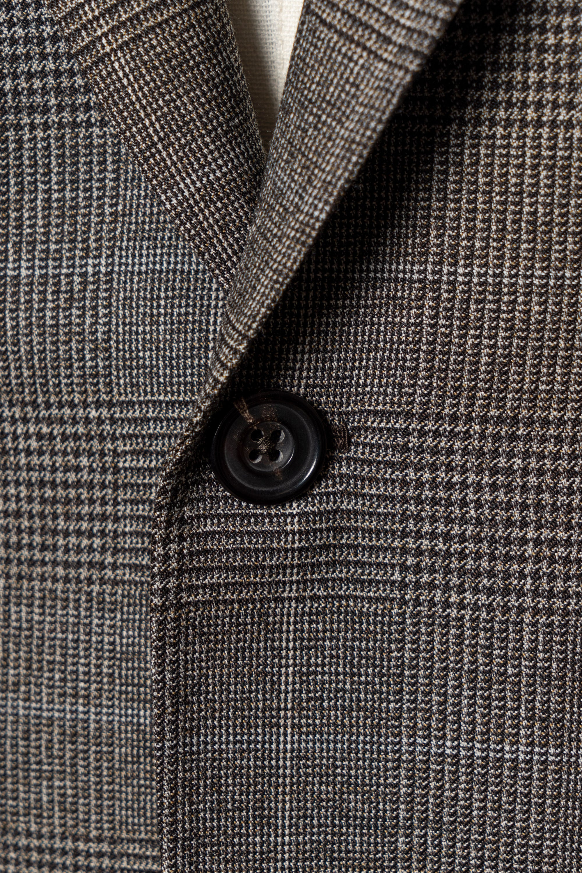 MTO Taupe Glen Check Suit #416