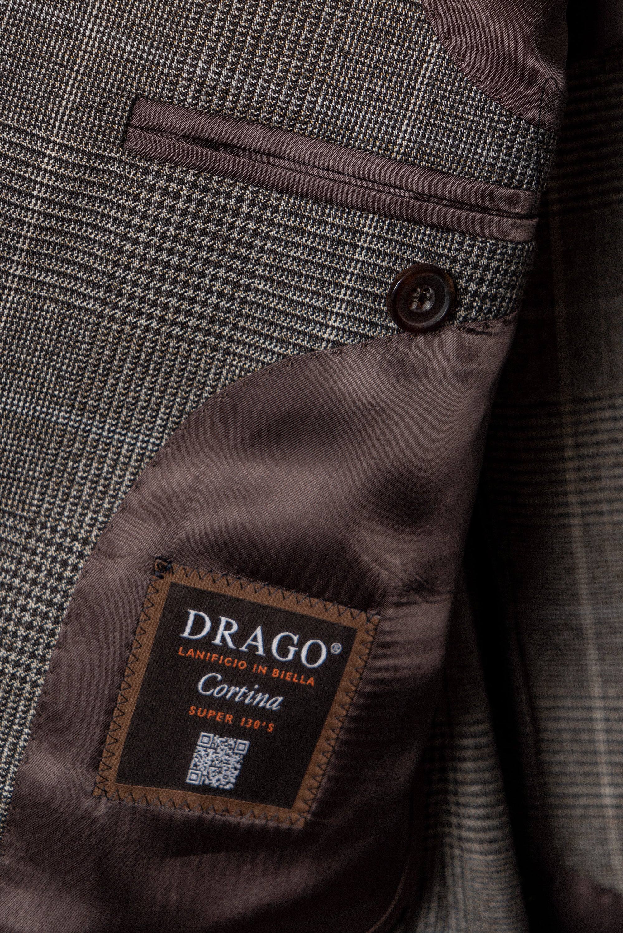 MTO Taupe Glen Check Suit #416
