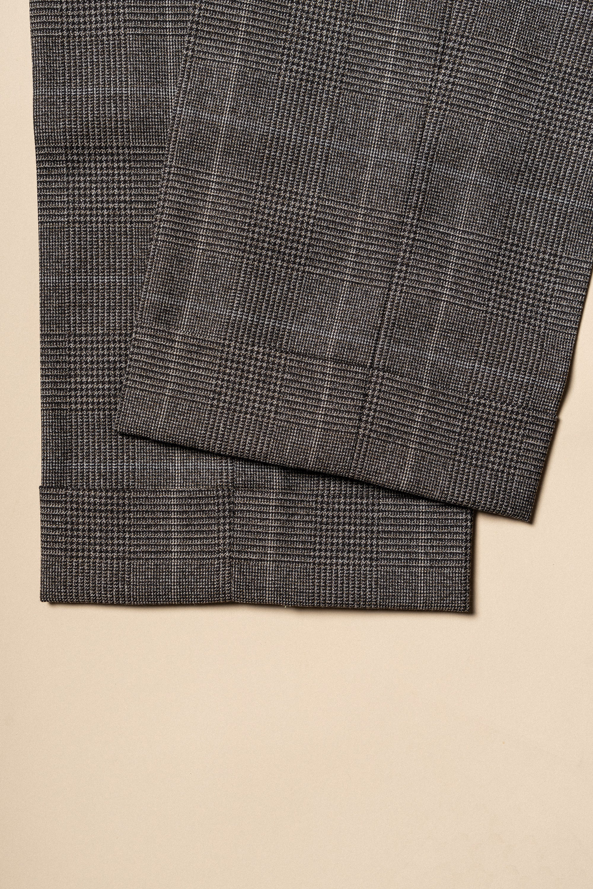 MTO Taupe Glen Check Suit #416