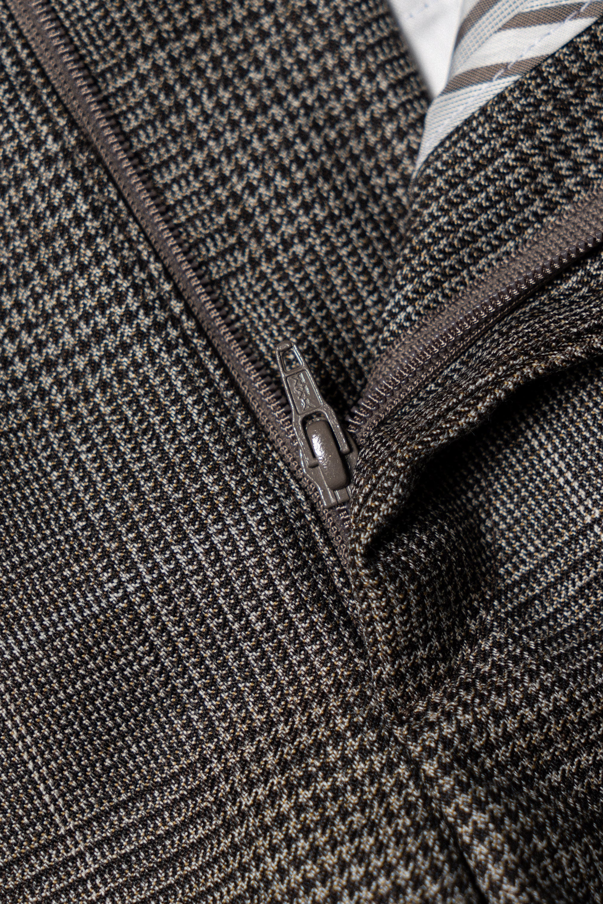 MTO Taupe Glen Check Suit #416