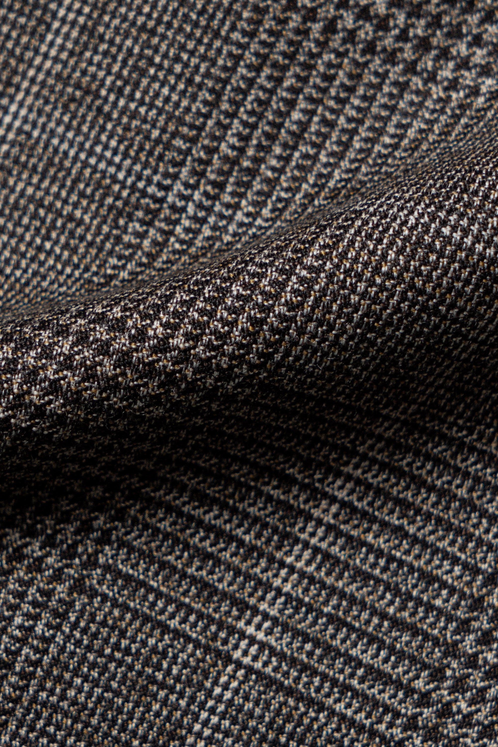 MTO Taupe Glen Check Suit #416