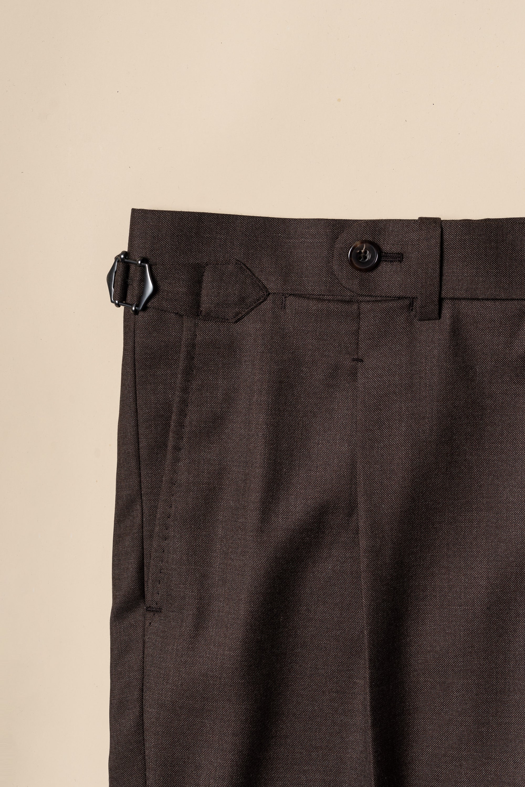 MTO Brown Sharkskin 15 Micron 160s Suit #429