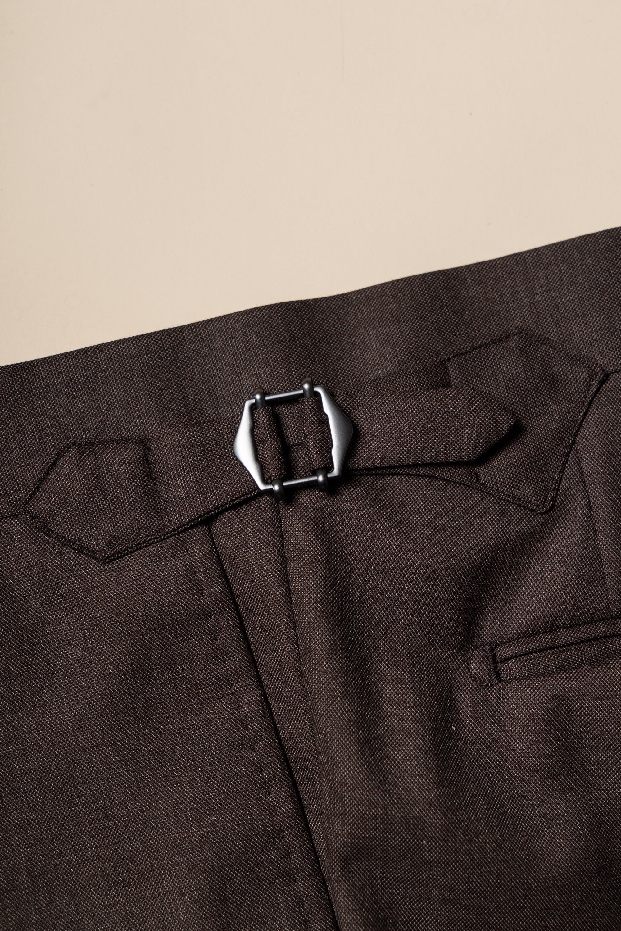 MTO Brown Sharkskin 15 Micron 160s Suit #429