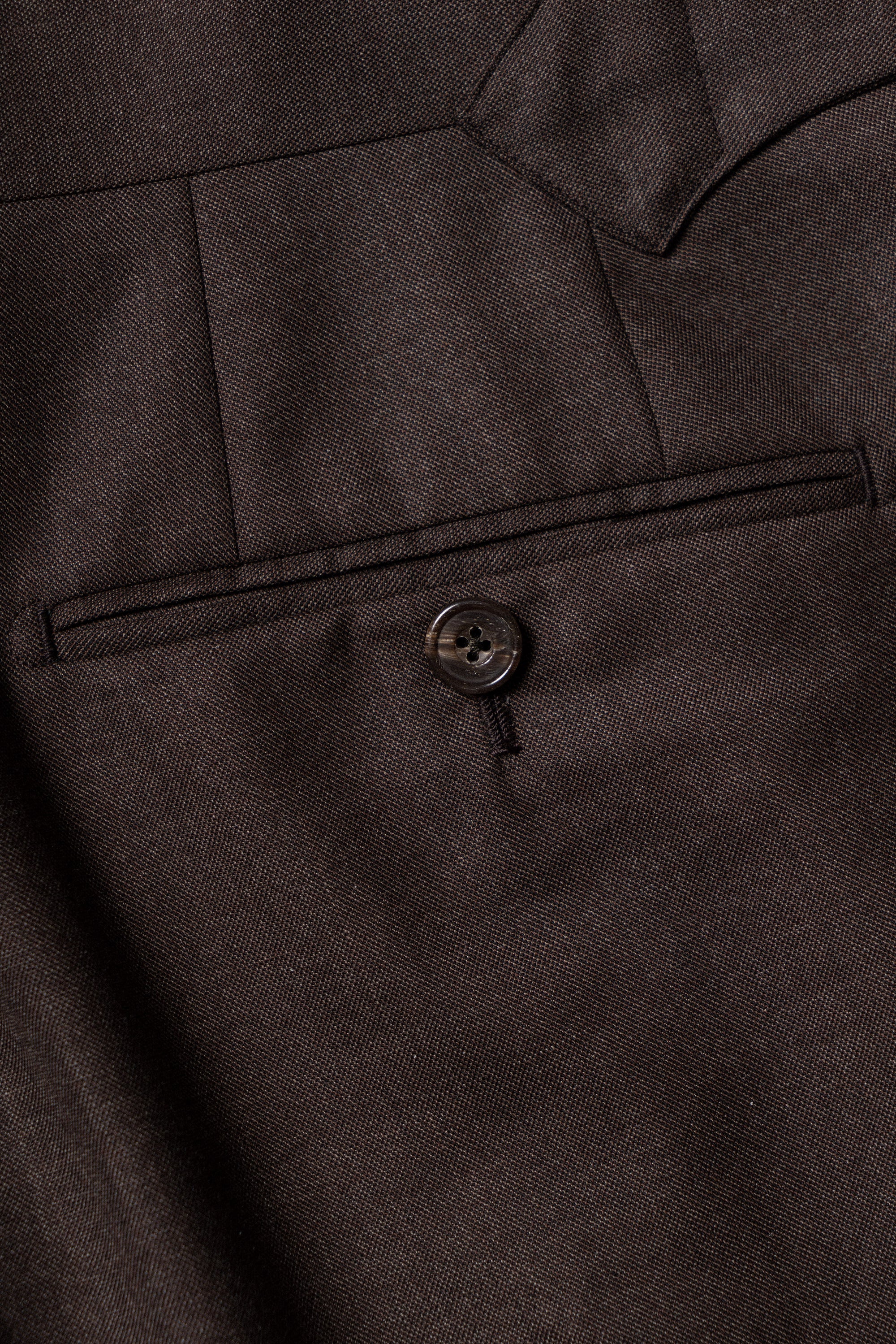 MTO Brown Sharkskin 15 Micron 160s Suit #429