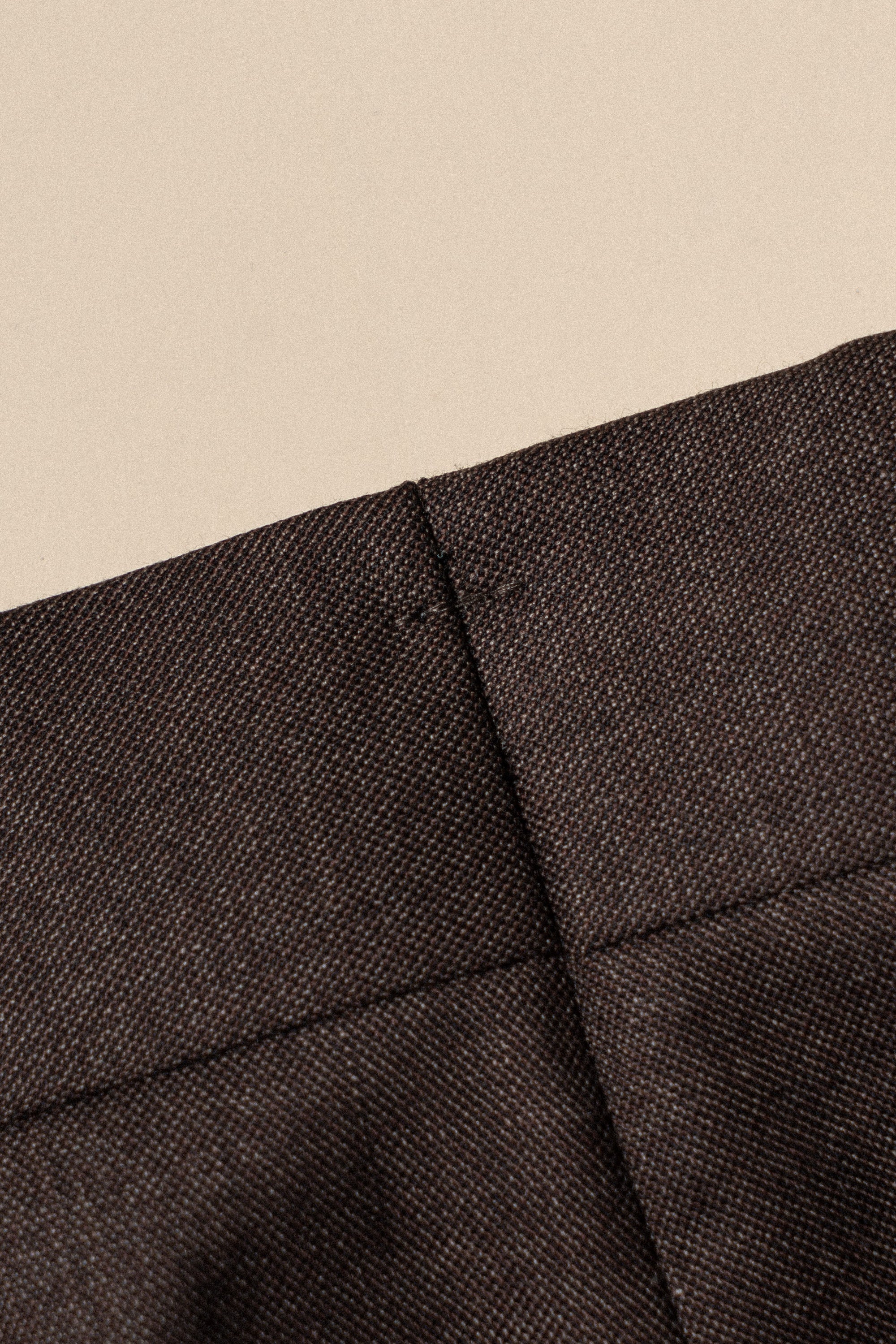MTO Brown Sharkskin 15 Micron 160s Suit #429