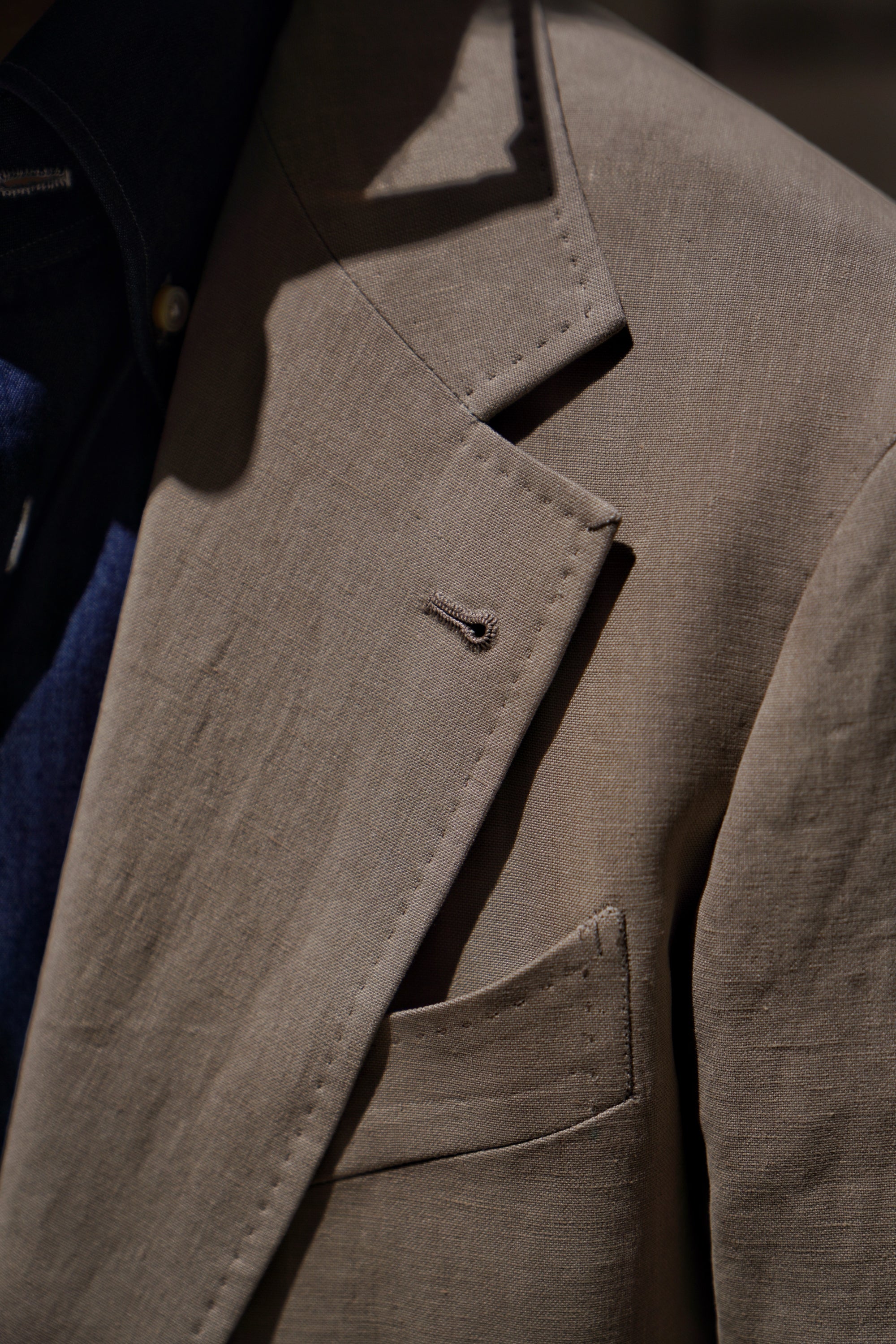 MTO Mud Yellow Linen Suit #03