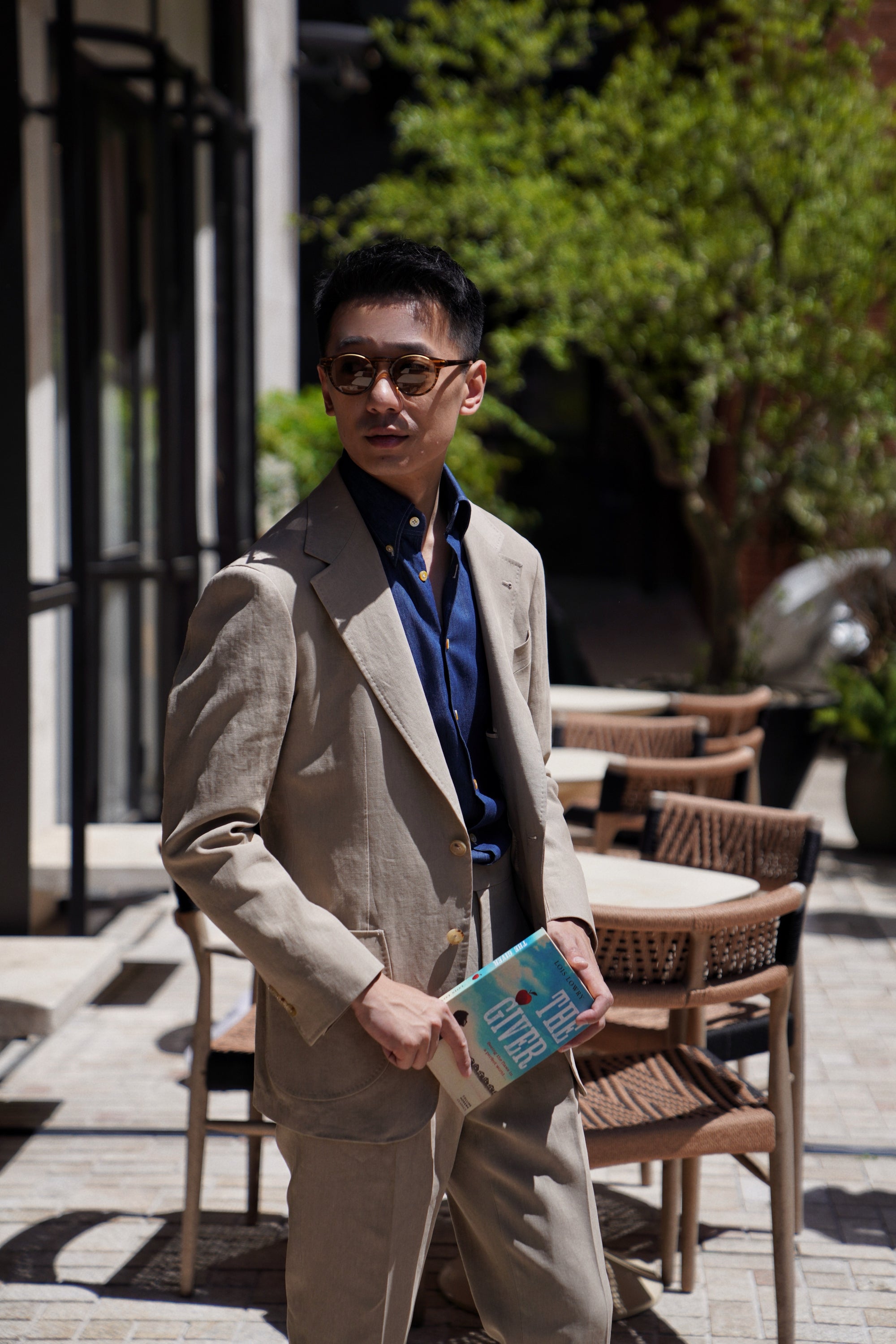 MTO Mud Yellow Linen Suit #03
