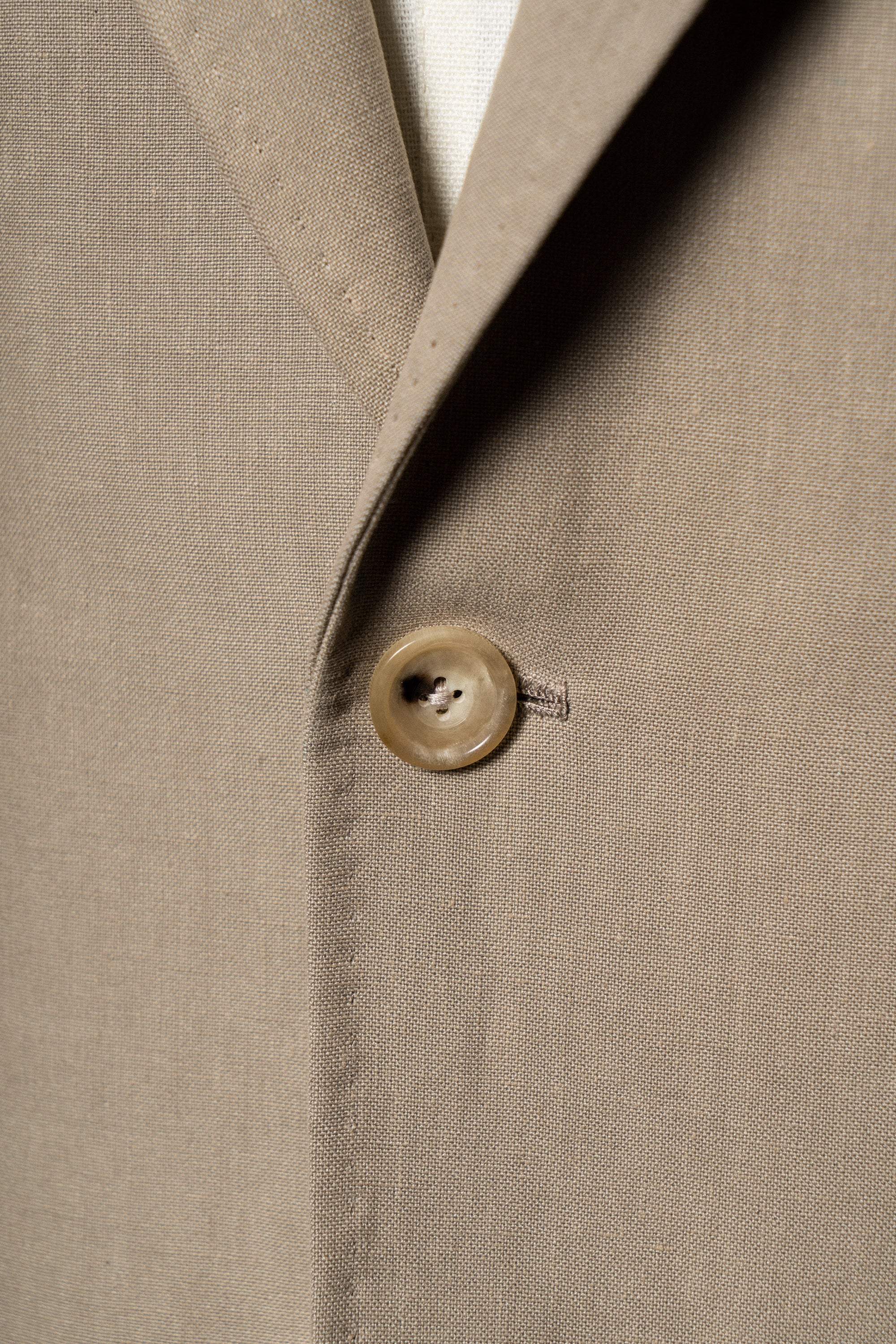 MTO Mud Yellow Linen Suit #03