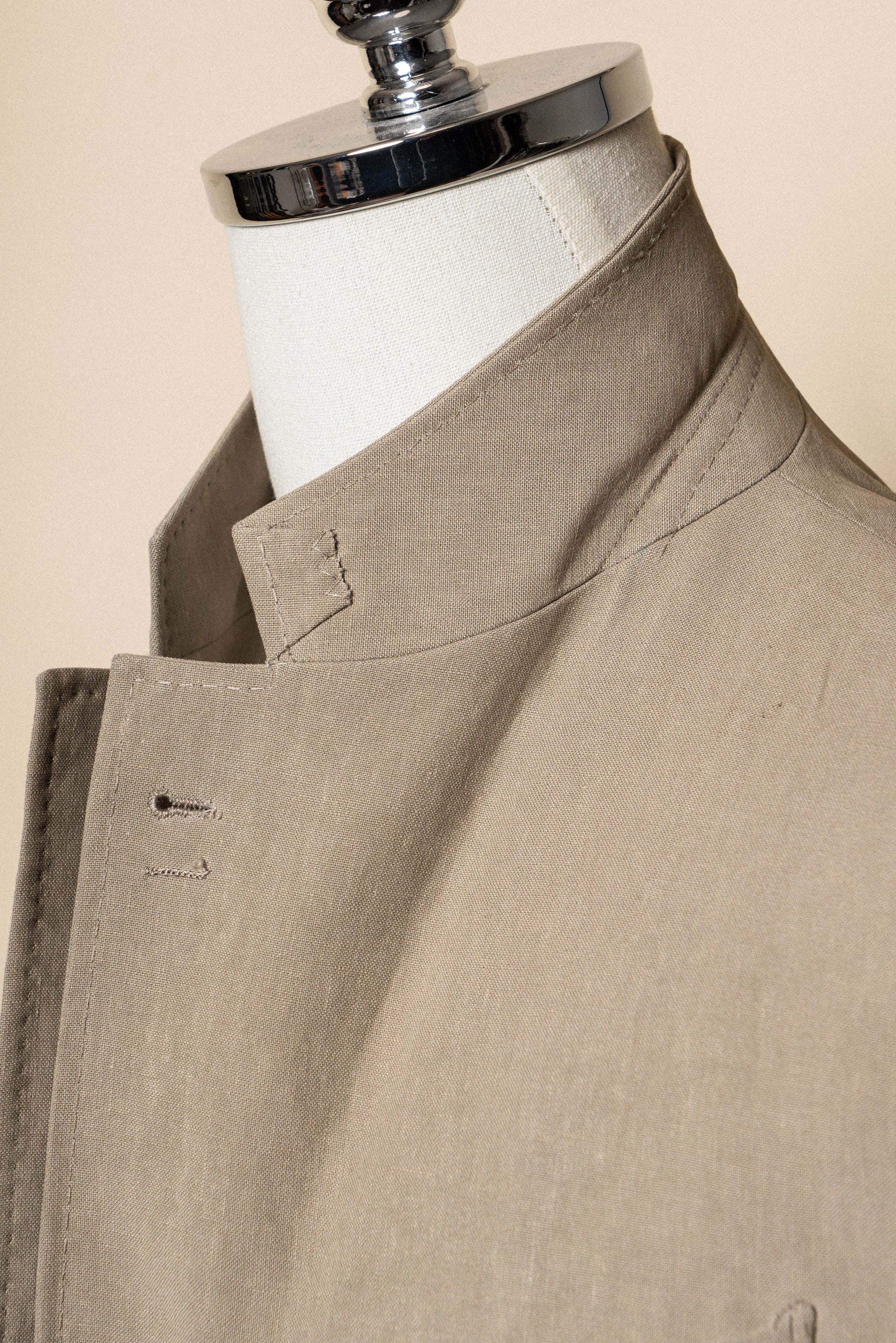 MTO Mud Yellow Linen Suit #03