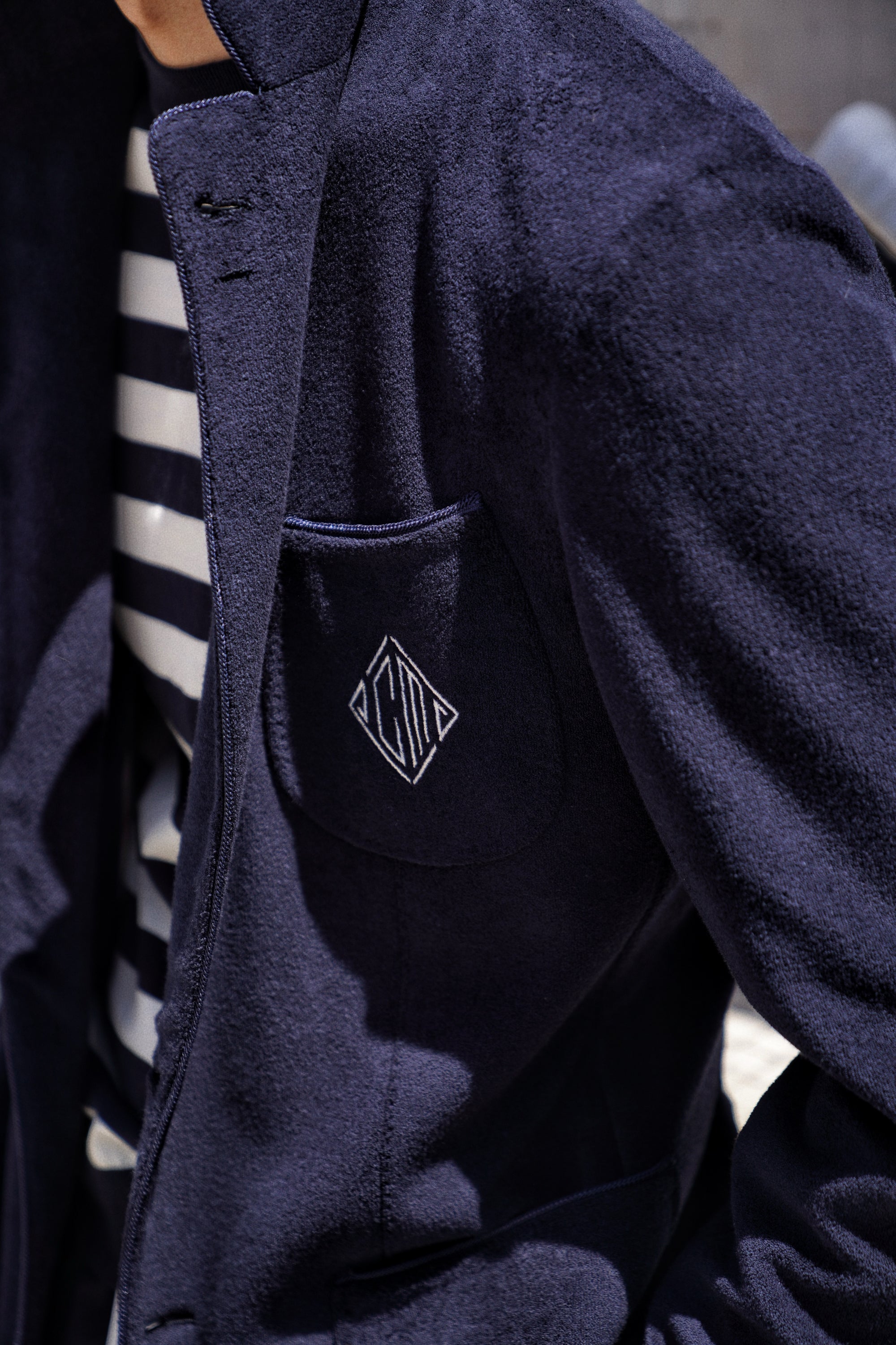 MTO Navy Terry Blazer #308