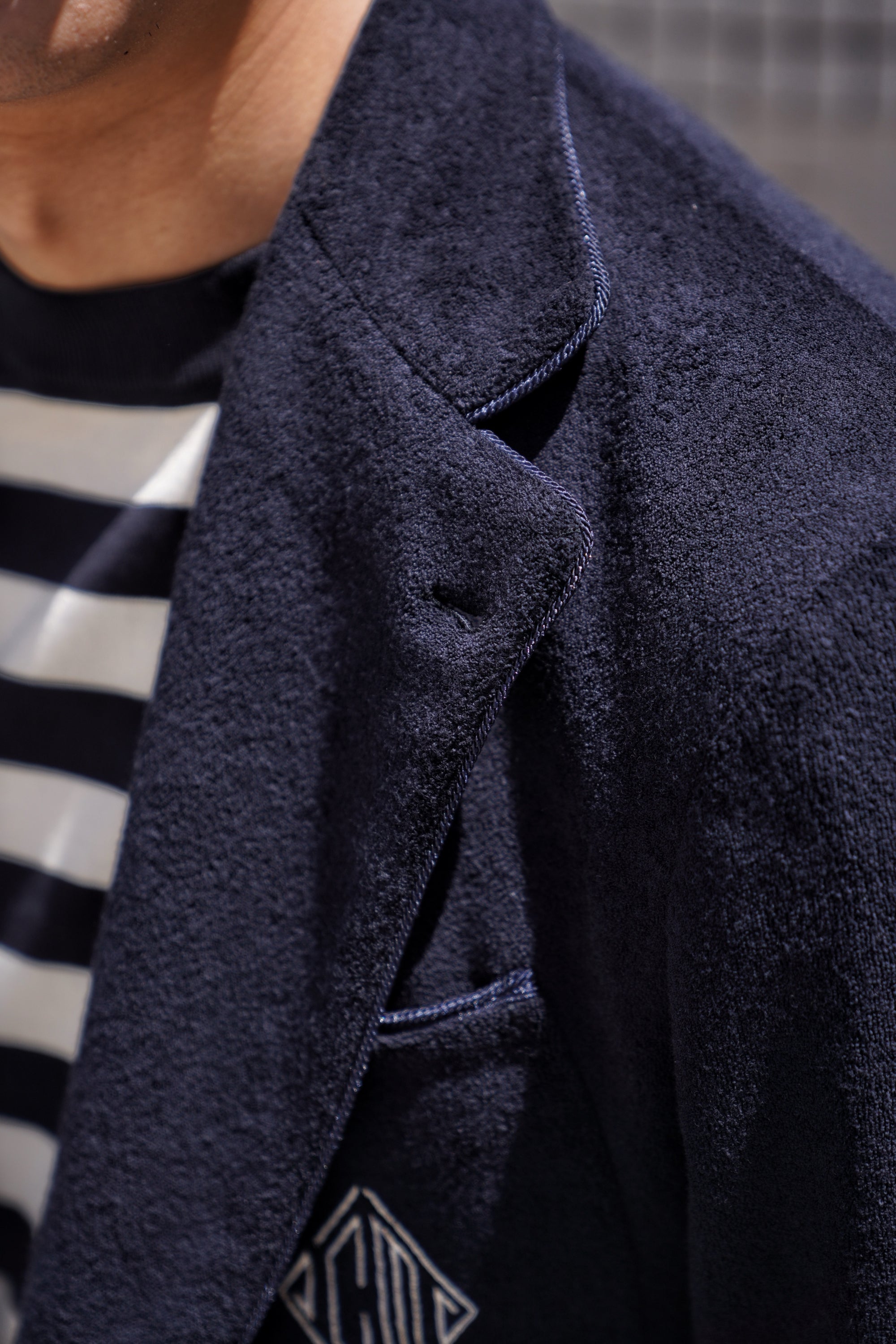 MTO Navy Terry Blazer #308