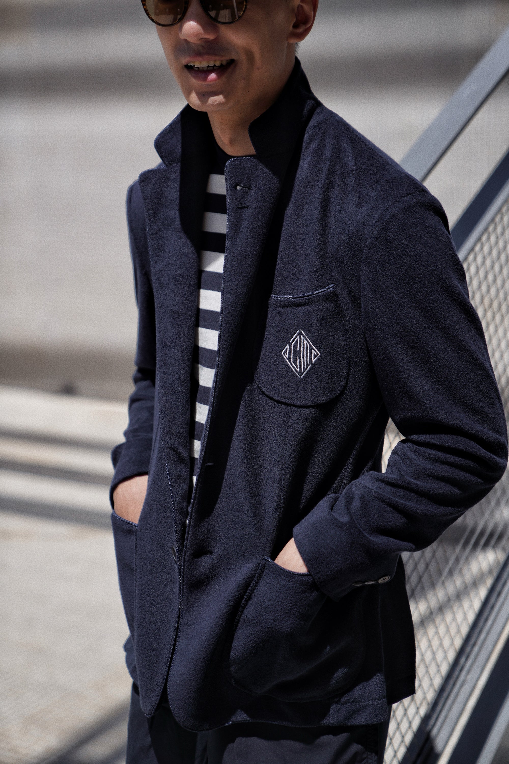 MTO Navy Terry Blazer #308