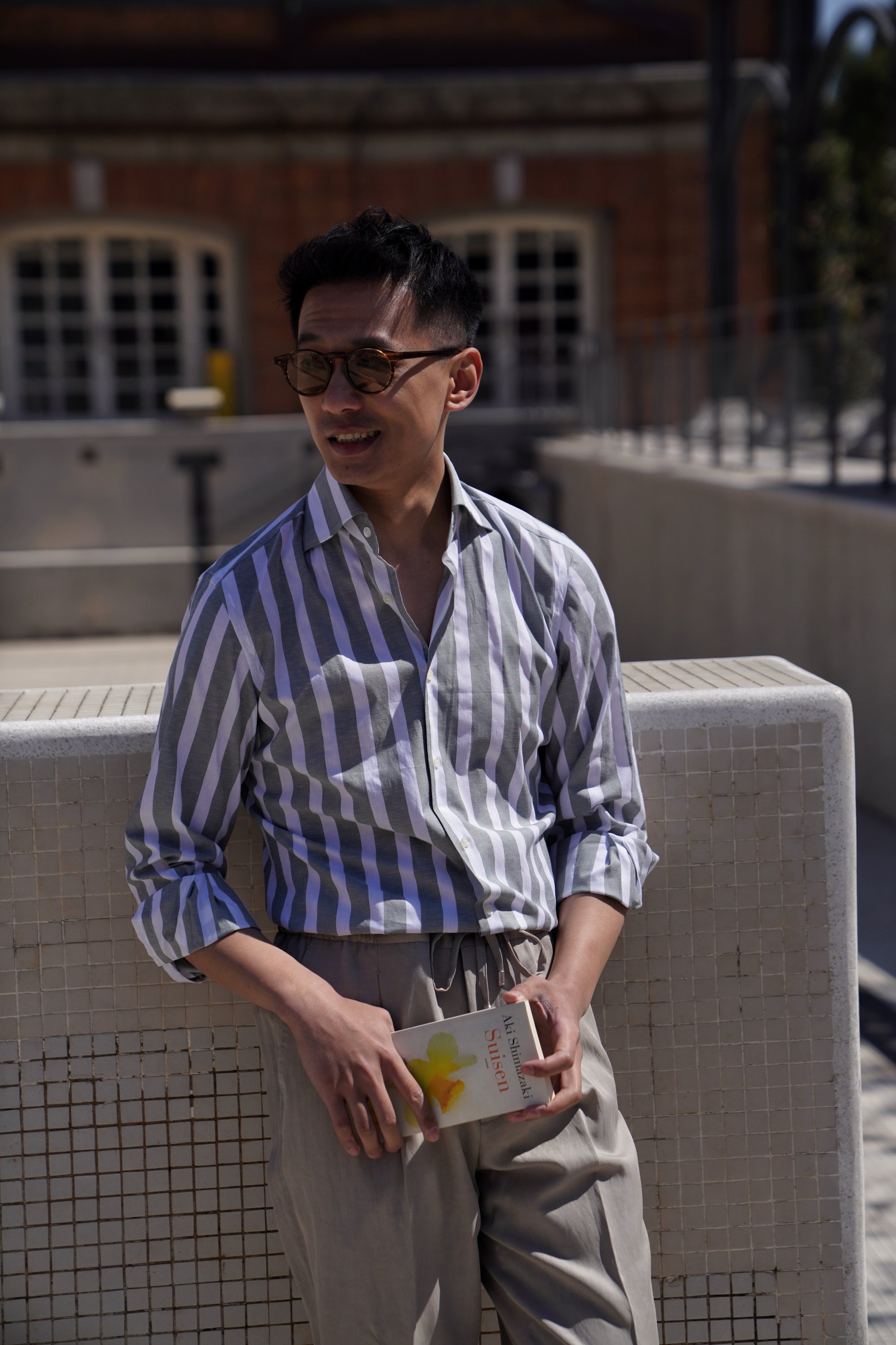MTO Stipe Cotton Shirt #432 #433