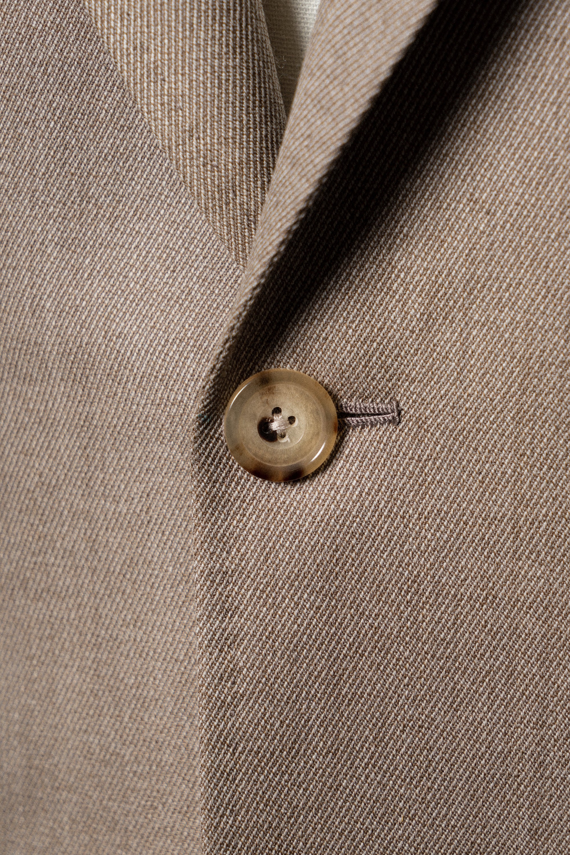 MTO Tan Whipcord 130s Wool Suit #425