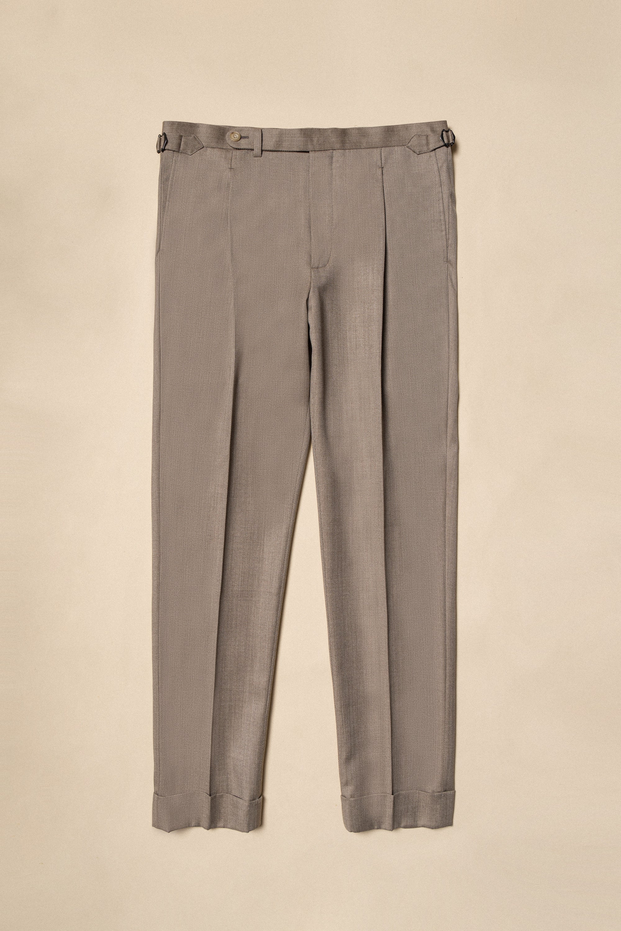 MTO Tan Whipcord 130s Wool Suit #425