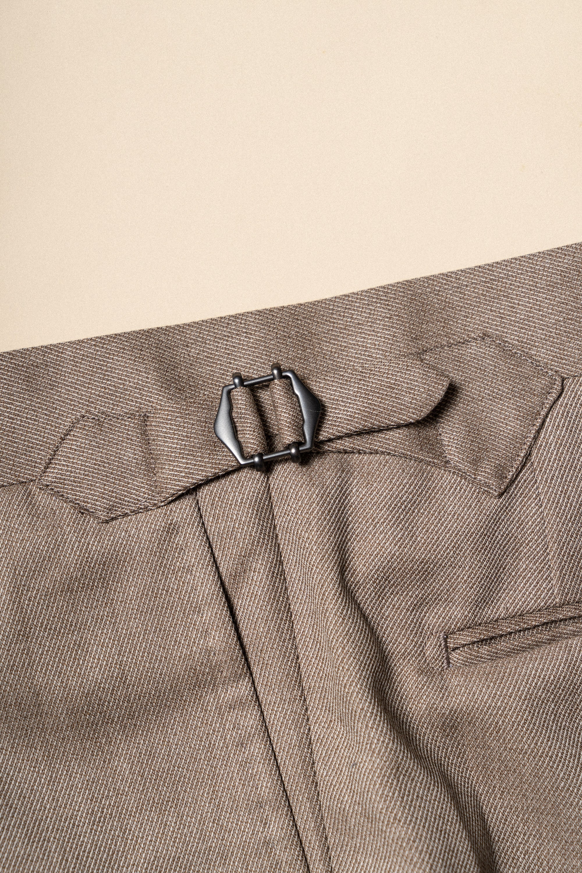 MTO Tan Whipcord 130s Wool Suit #425