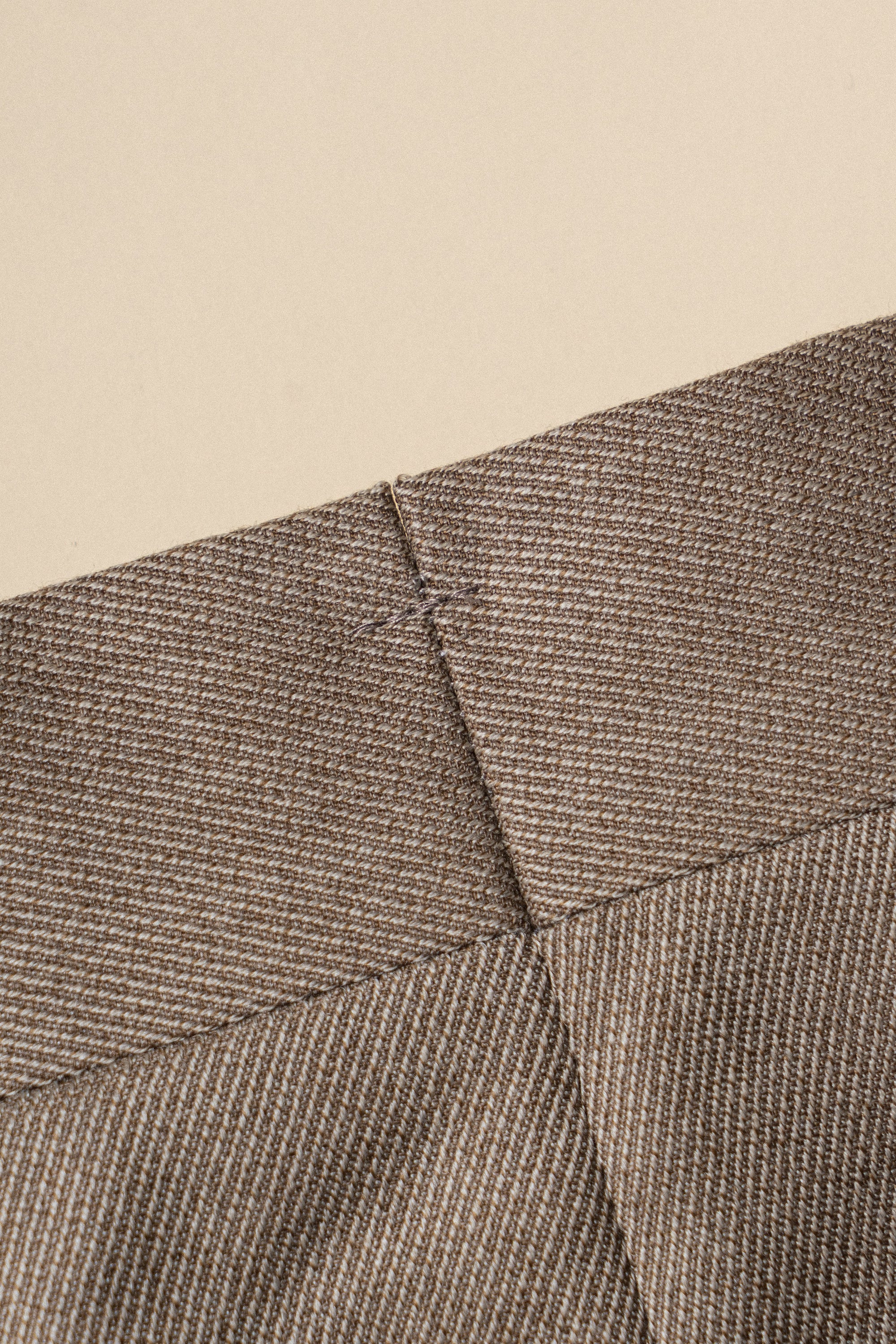 MTO Tan Whipcord 130s Wool Suit #425
