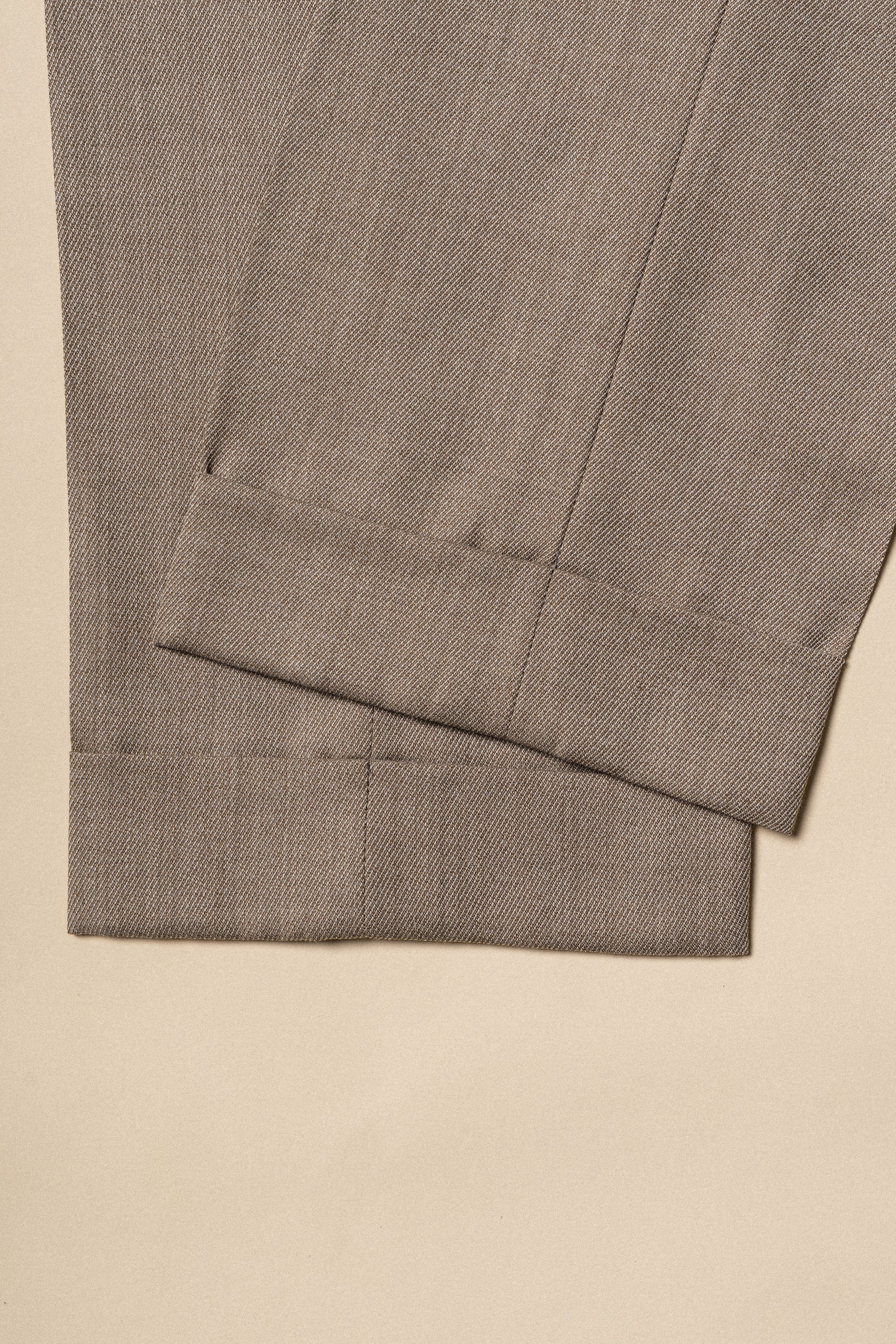 MTO Tan Whipcord 130s Wool Suit #425
