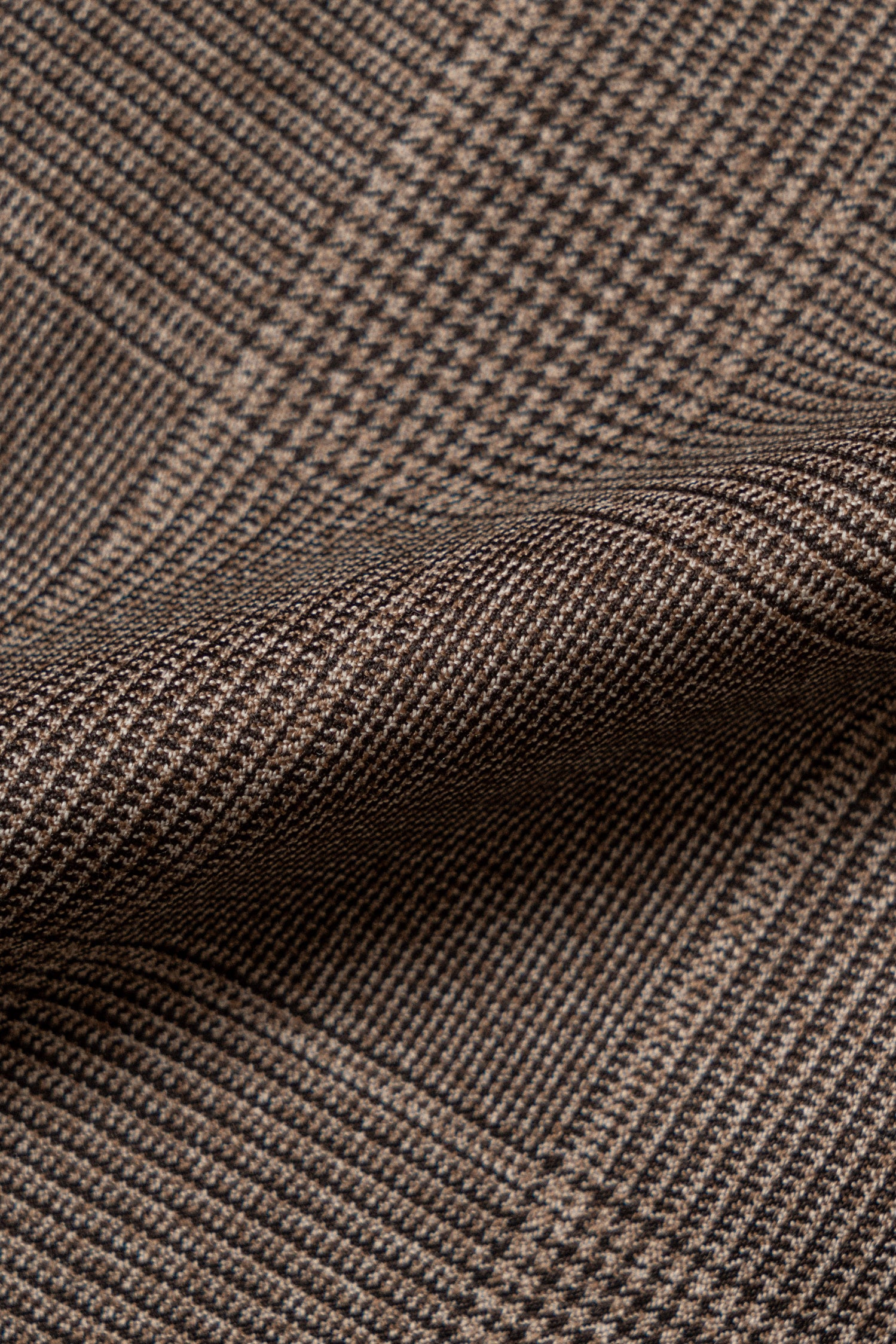 MTO Mocha Glen Check 17 Micron 130s Suit #421