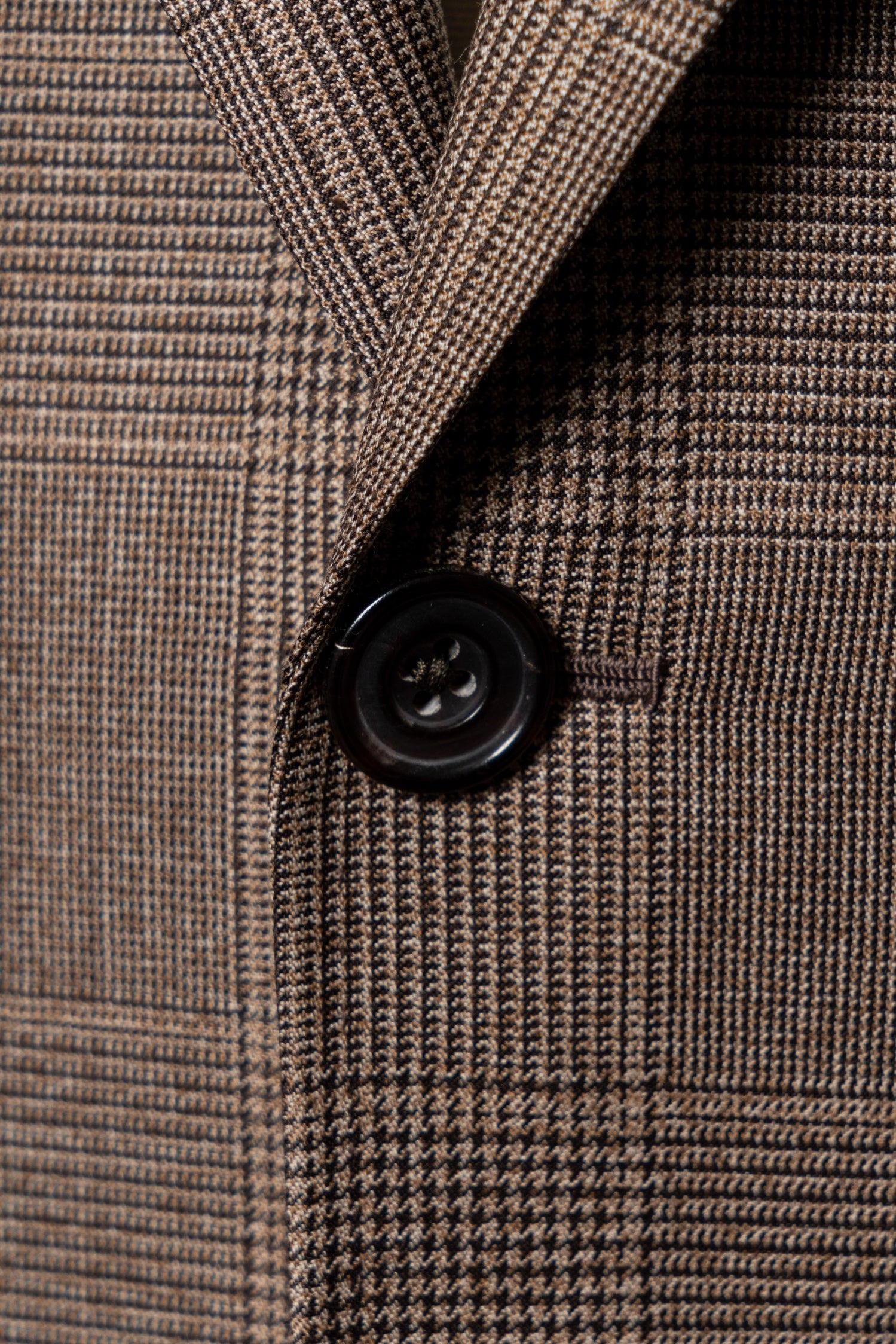 MTO Mocha Glen Check 17 Micron 130s Suit #421