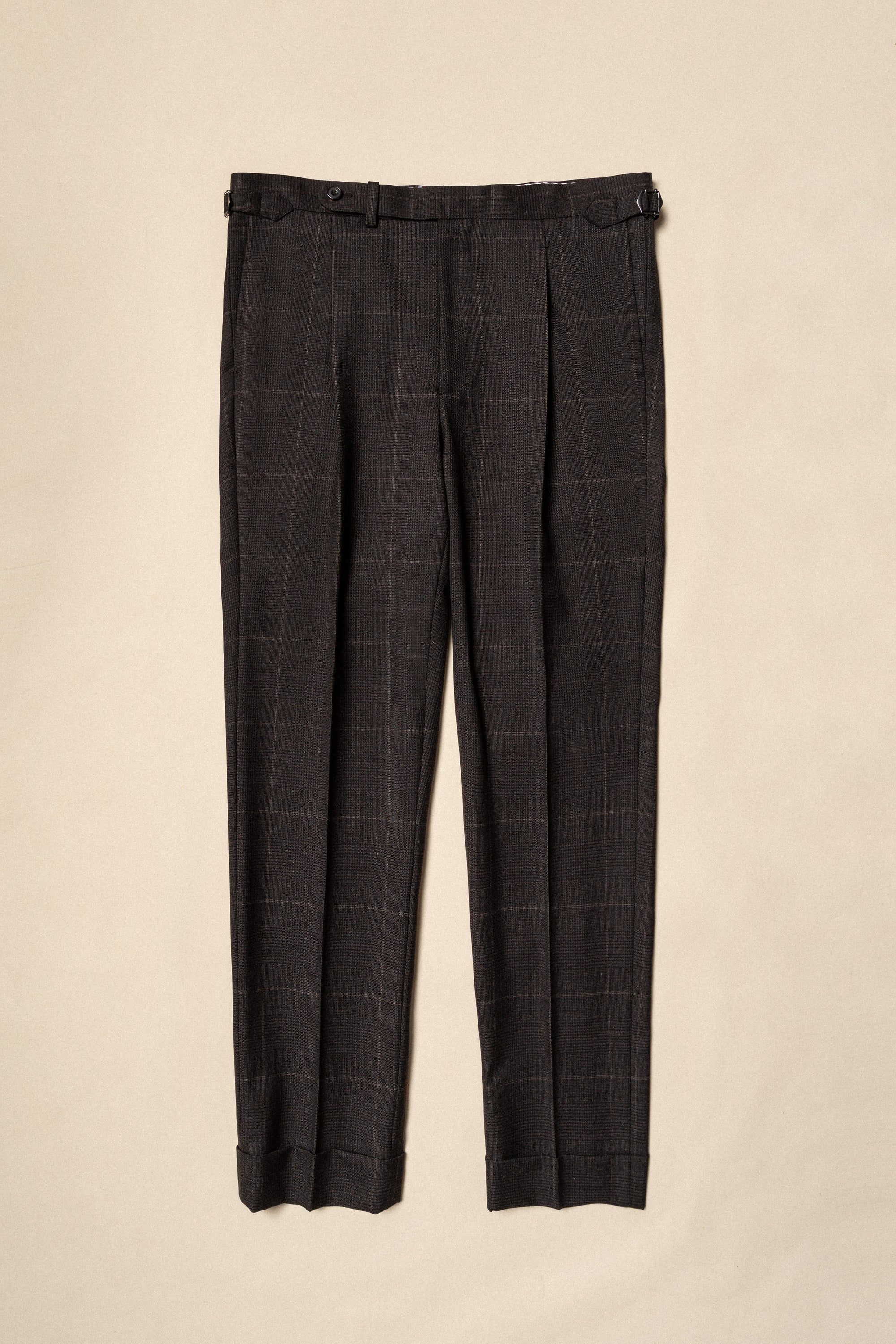 MTO Brown Glen Check Suit #415