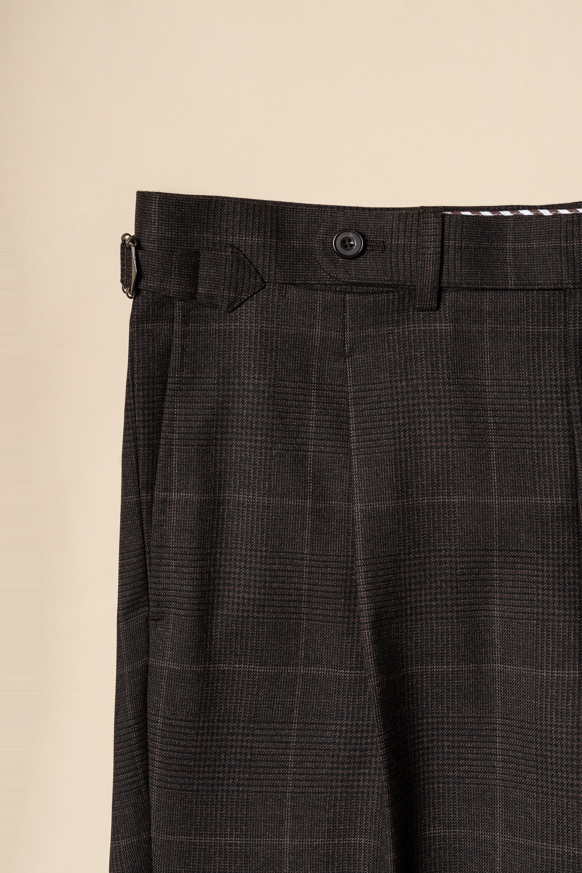 MTO Brown Glen Check Suit #415