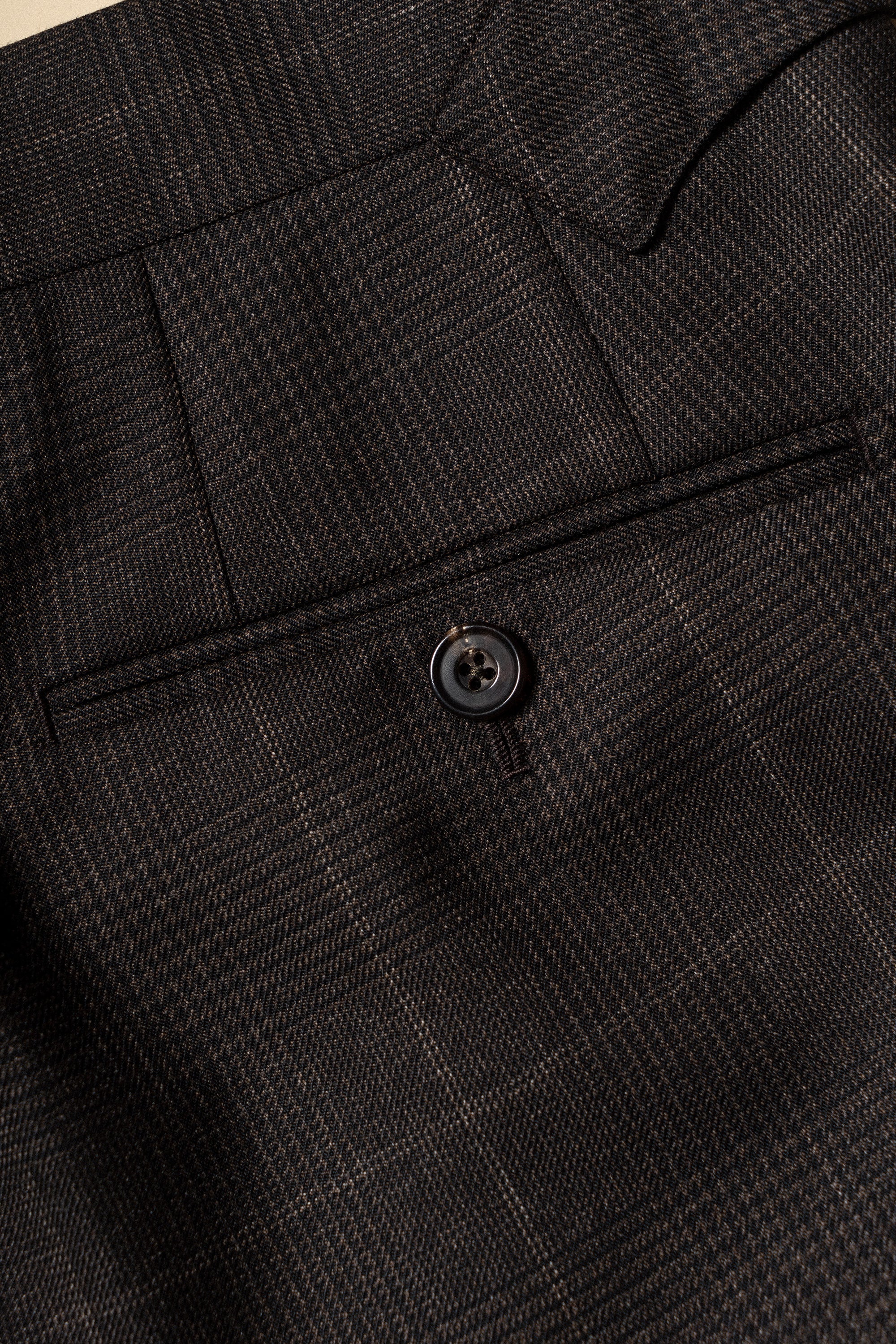 MTO Brown Glen Check Suit #415