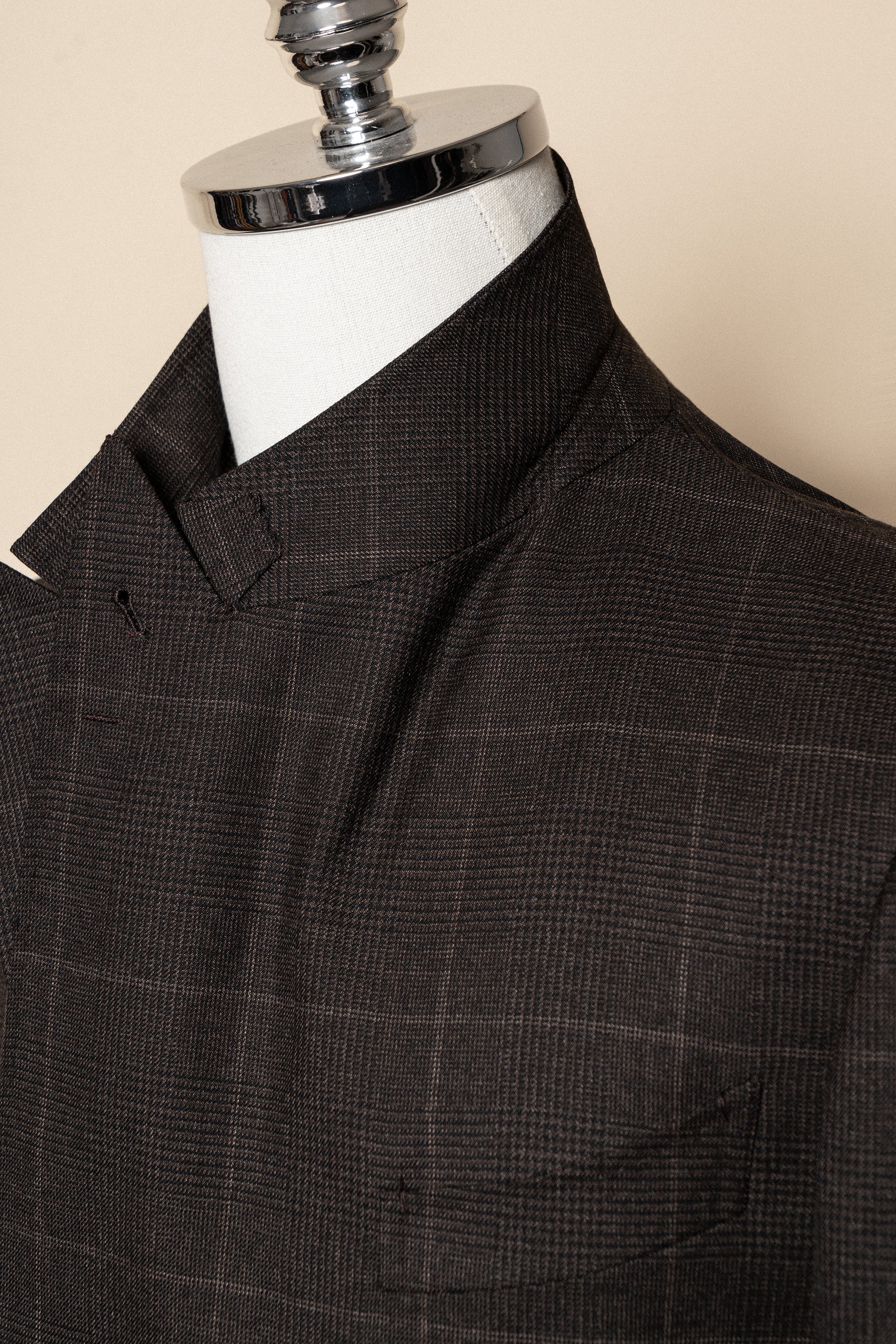 MTO Brown Glen Check Suit #415