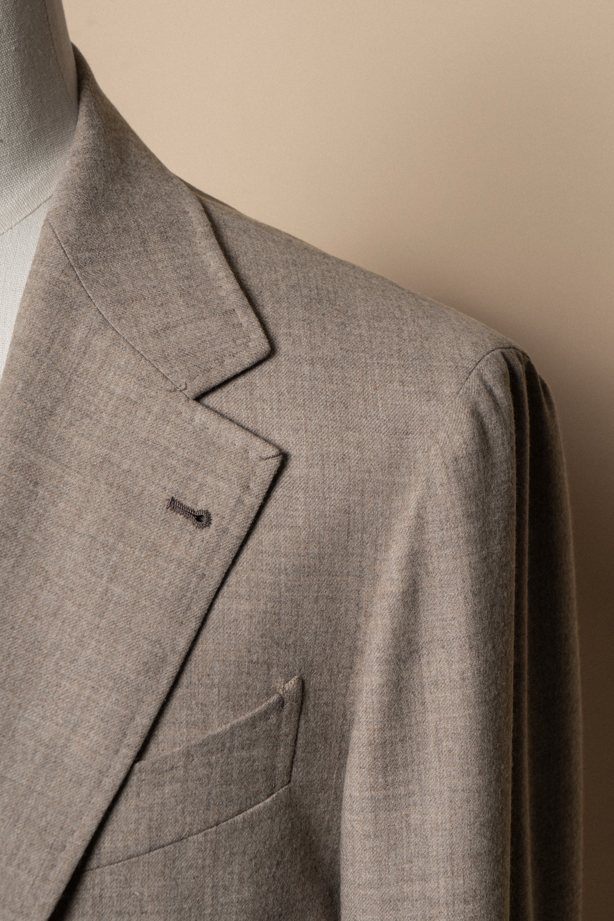 MTO Camel Twill Flannel Suit #410