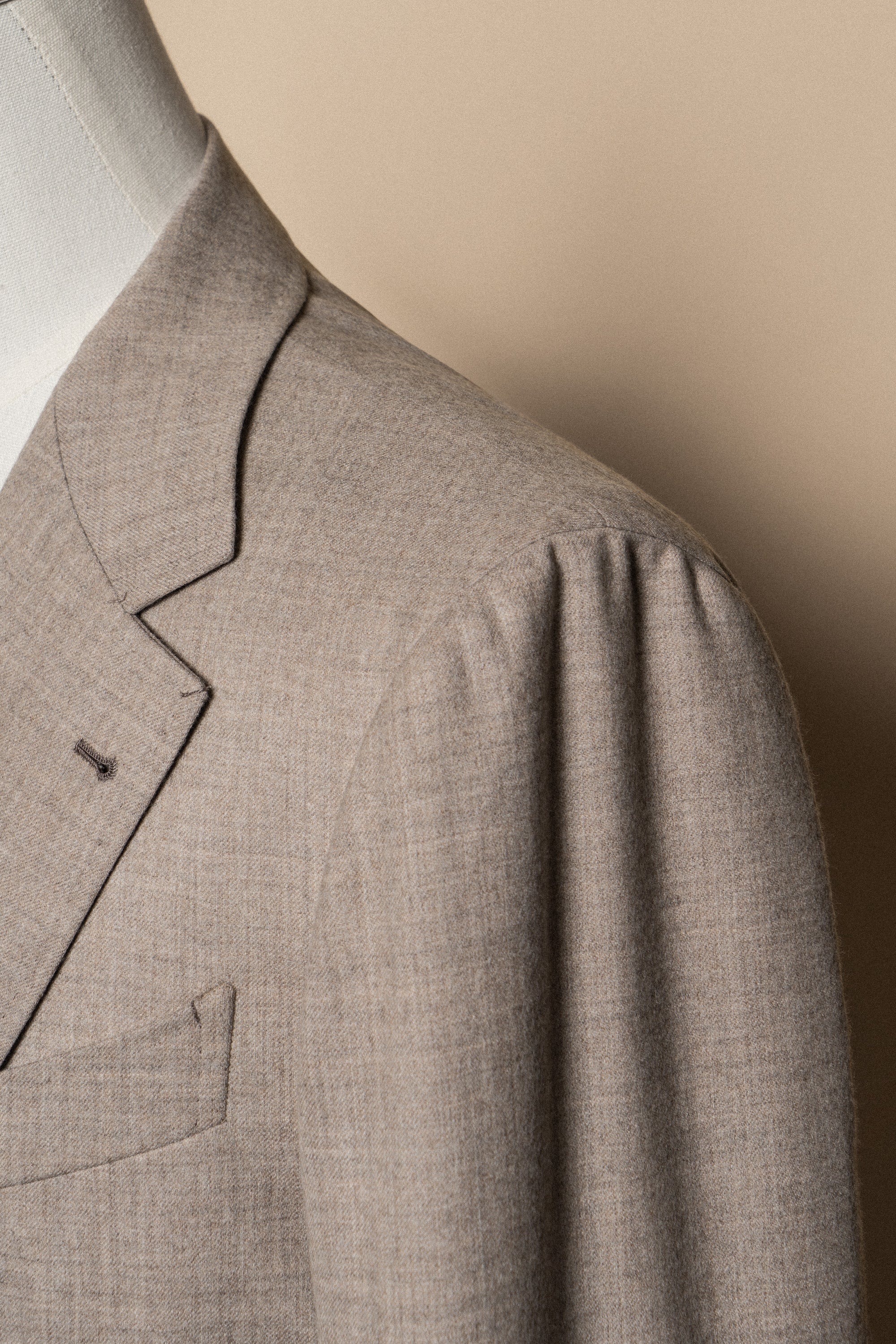 MTO Camel Twill Flannel Suit #410