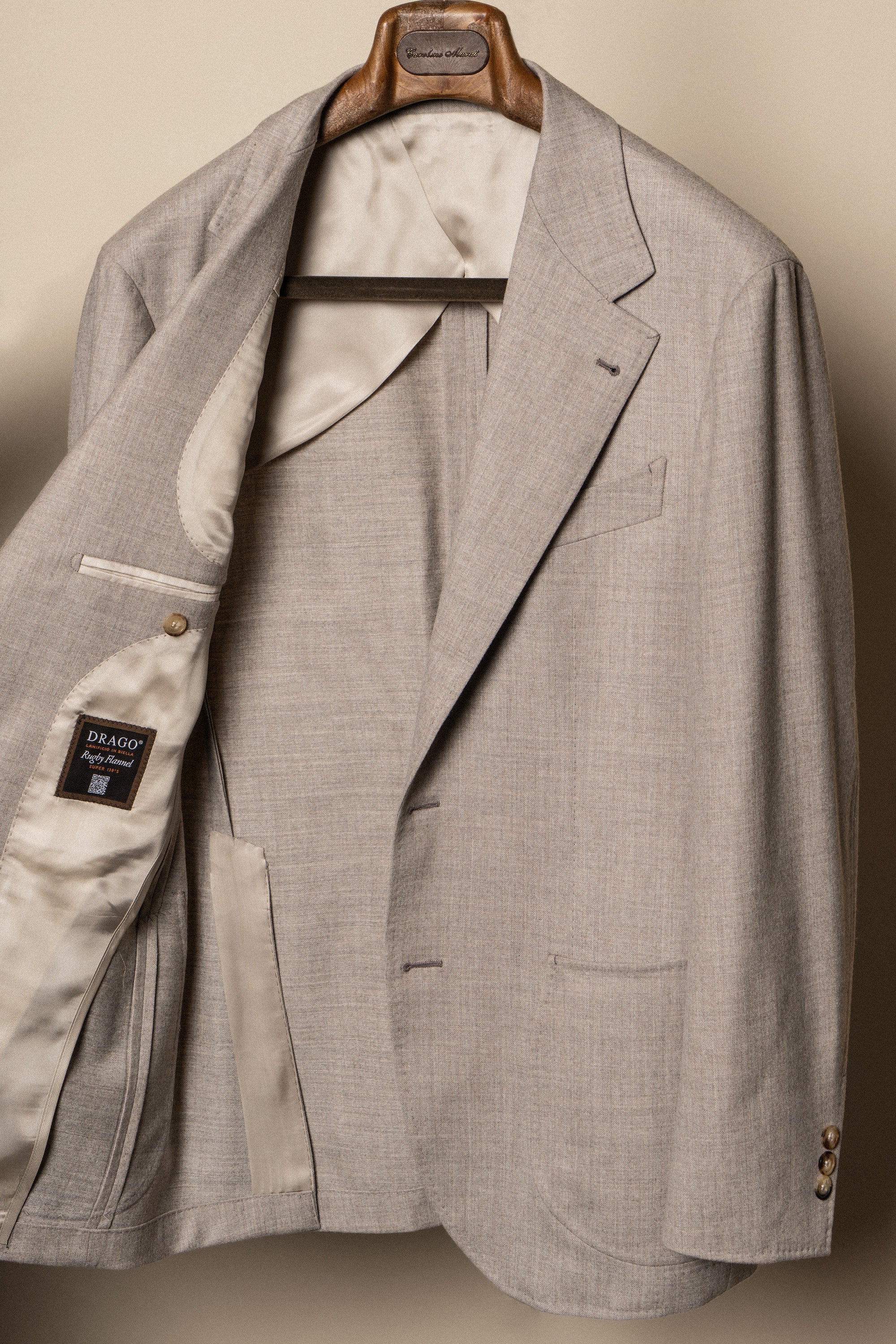 MTO Camel Twill Flannel Suit #410