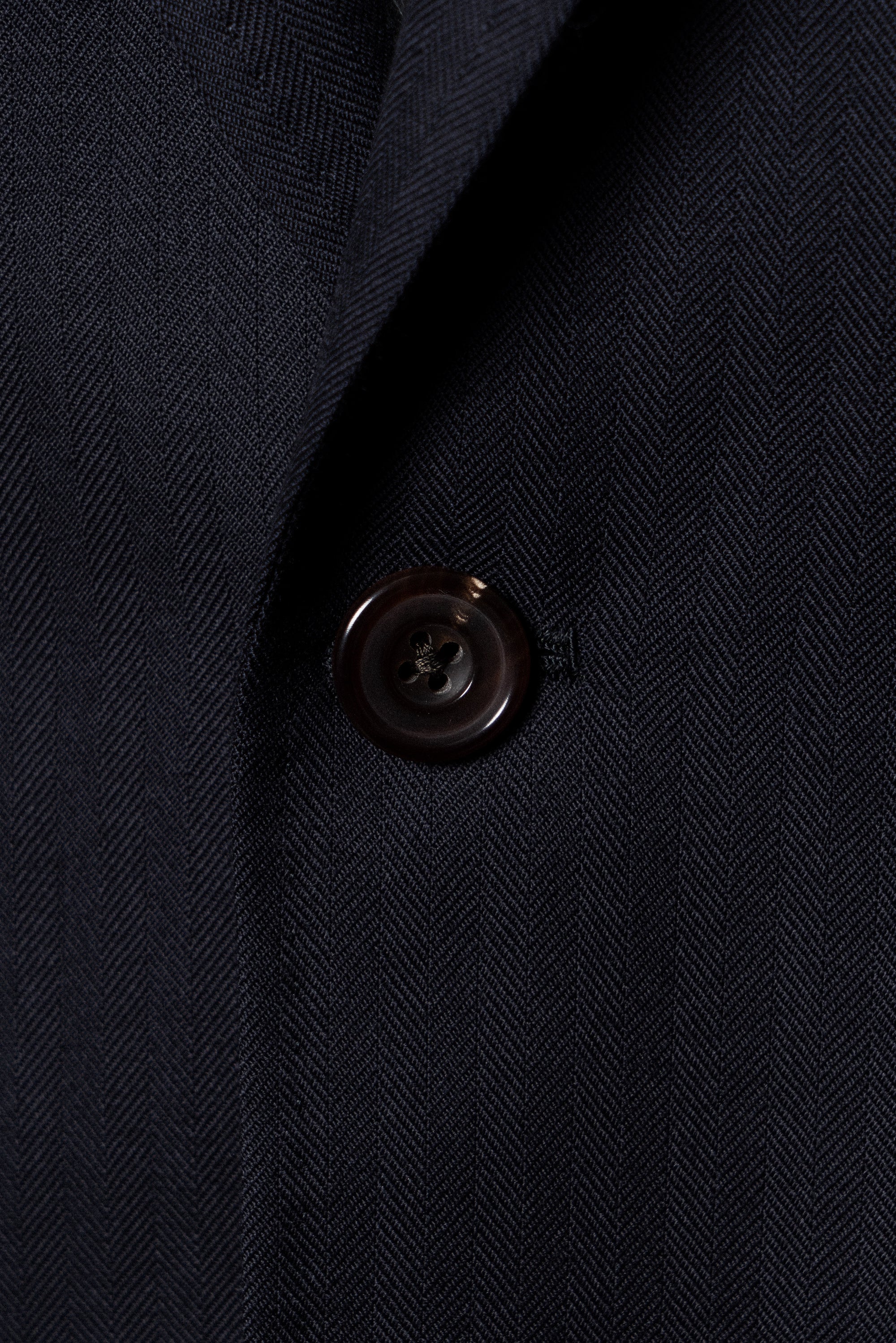 MTO Navy Herringbone Suit #418