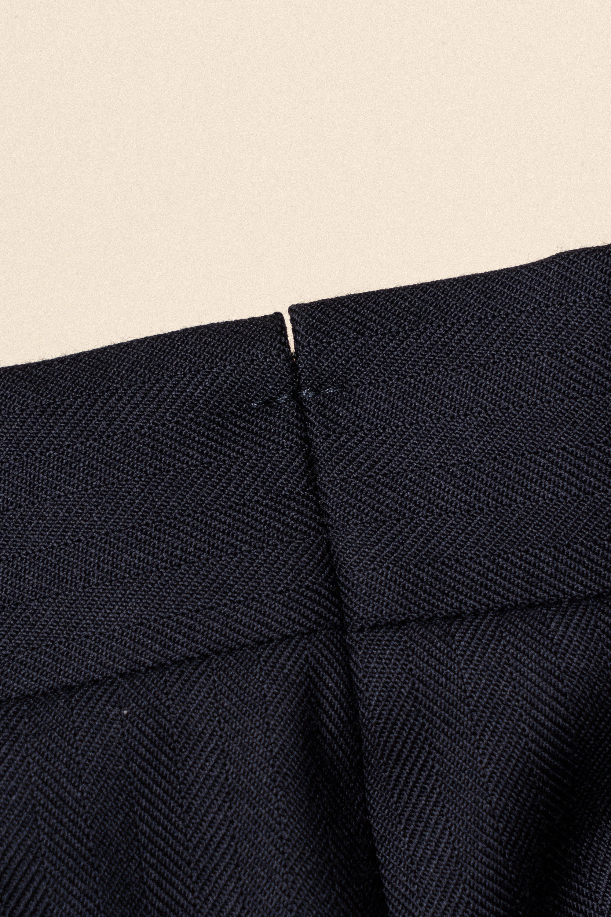 MTO Navy Herringbone Suit #418