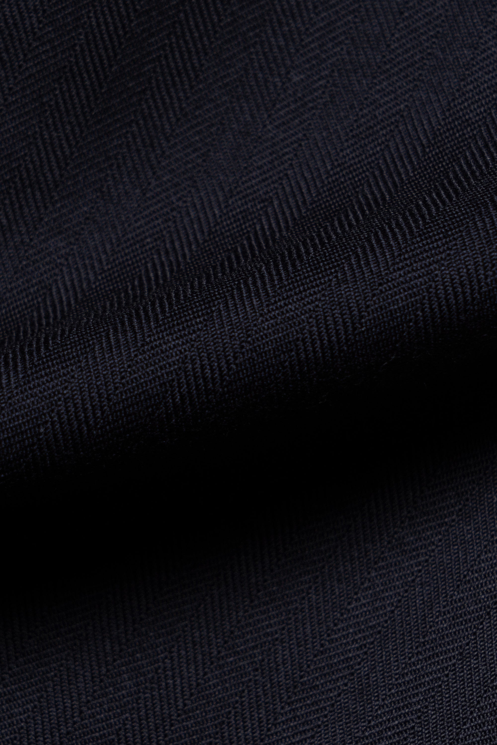 MTO Navy Herringbone Suit #418