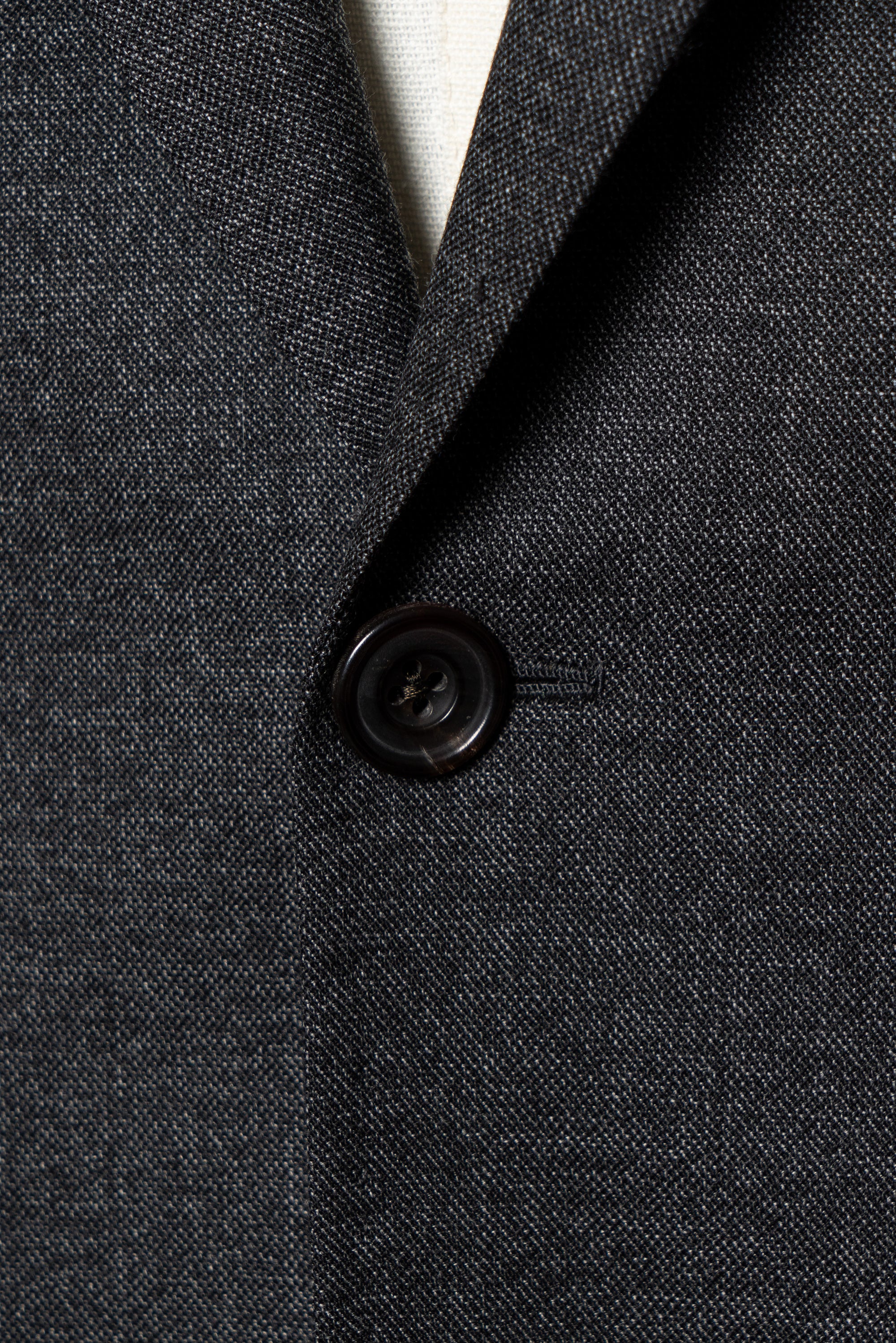 MTO Dark Grey Sharkskin Suit #417