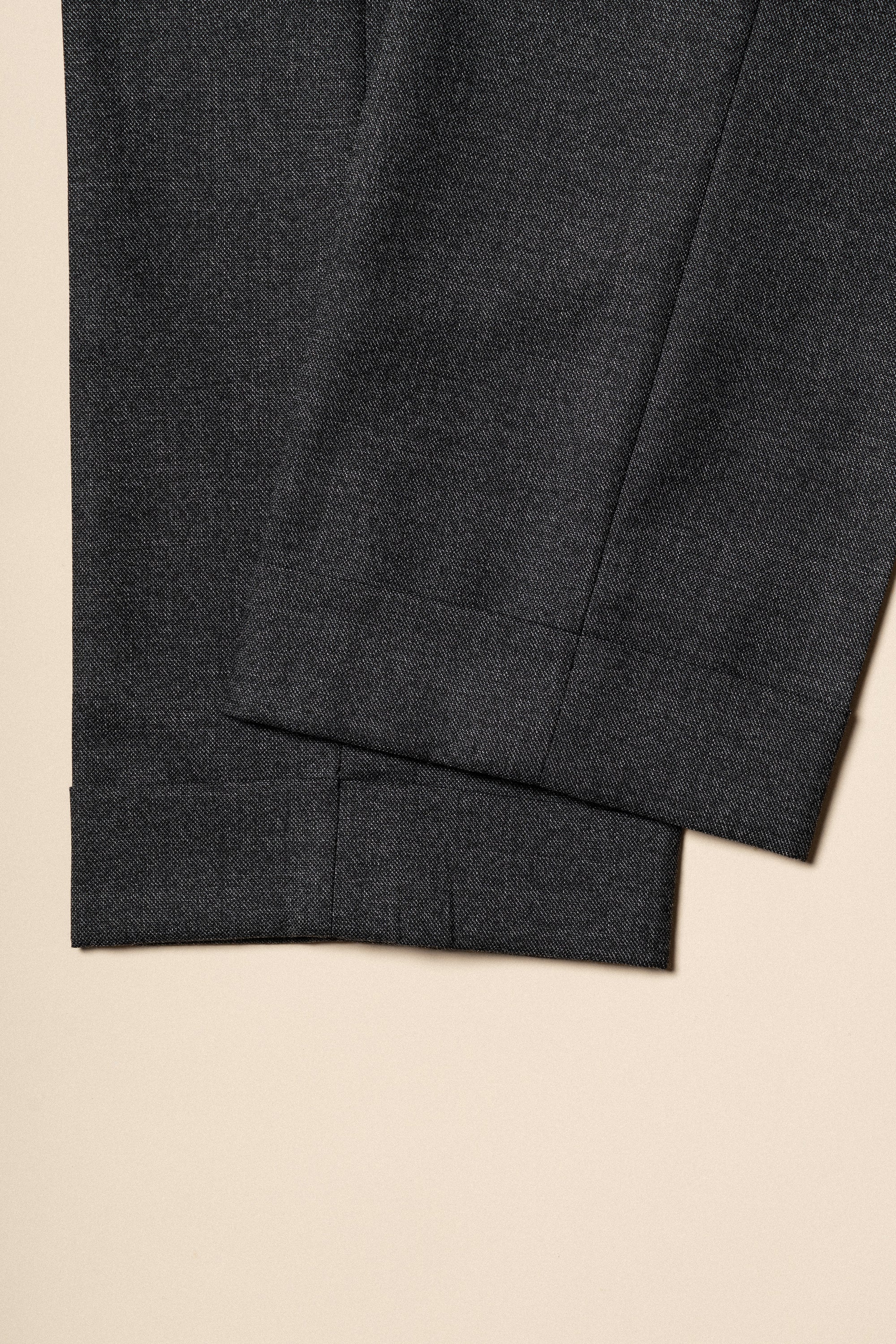 MTO Dark Grey Sharkskin Suit #417