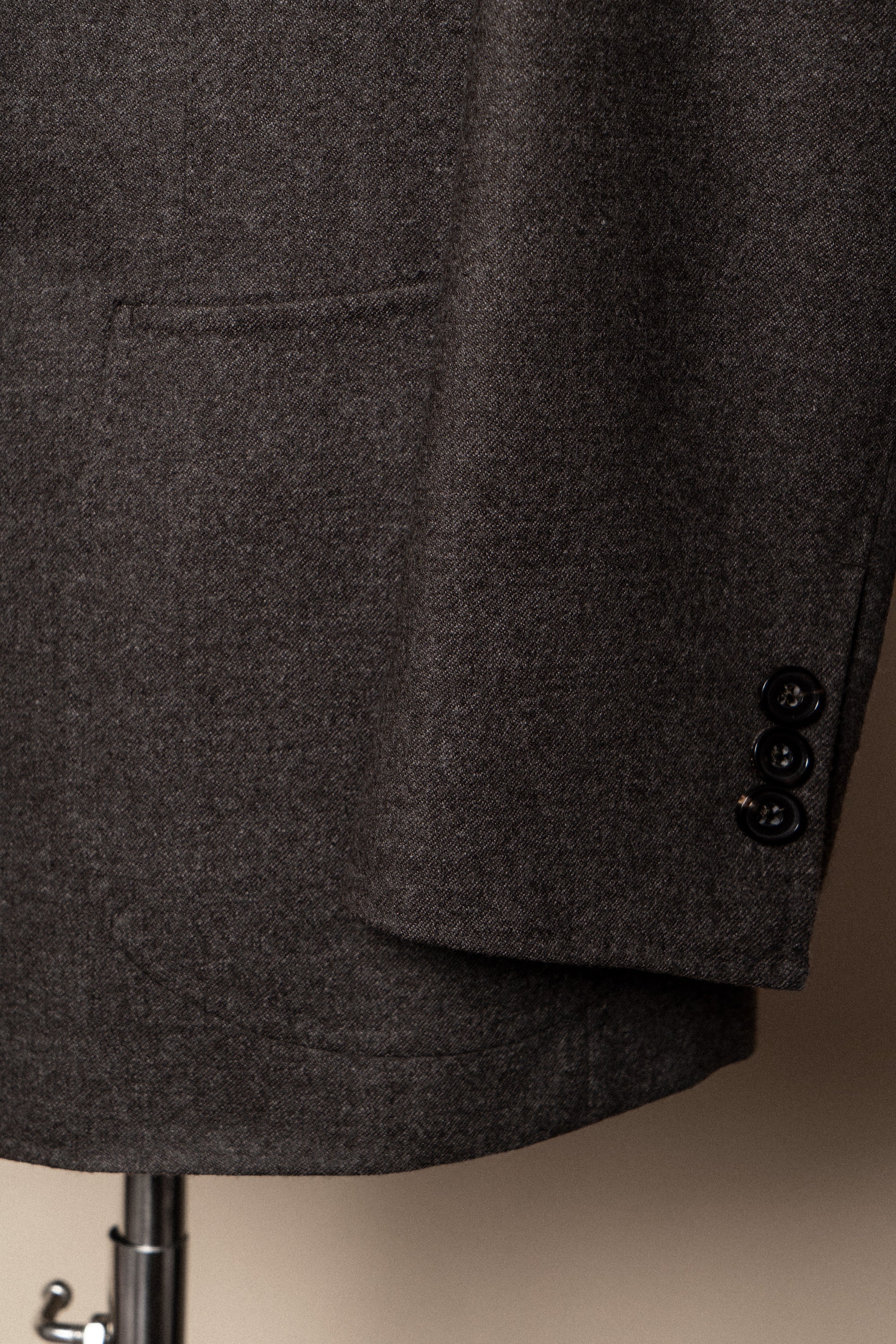 MTO Brown Twill Flannel Suit #411