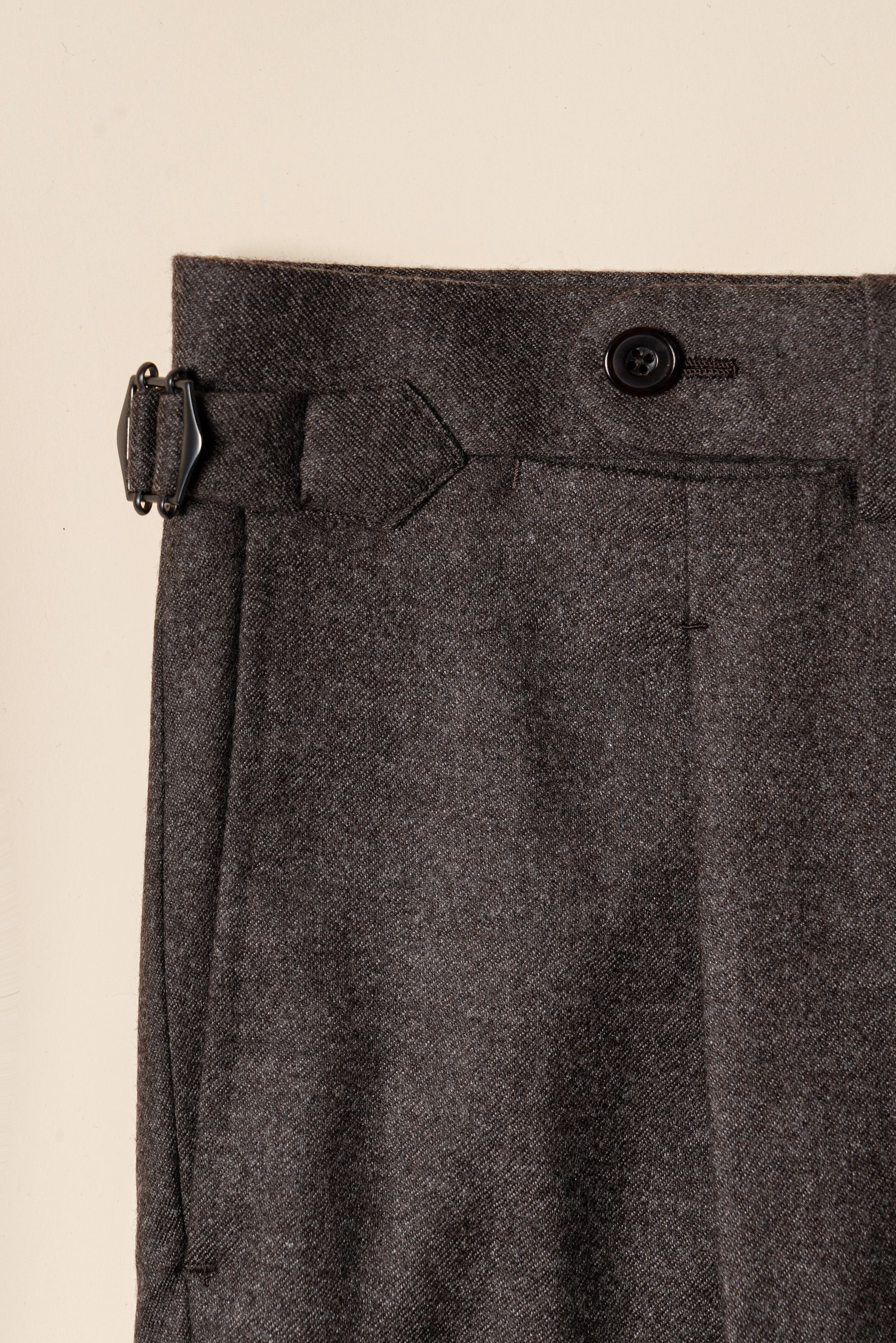 MTO Brown Twill Flannel Suit #411