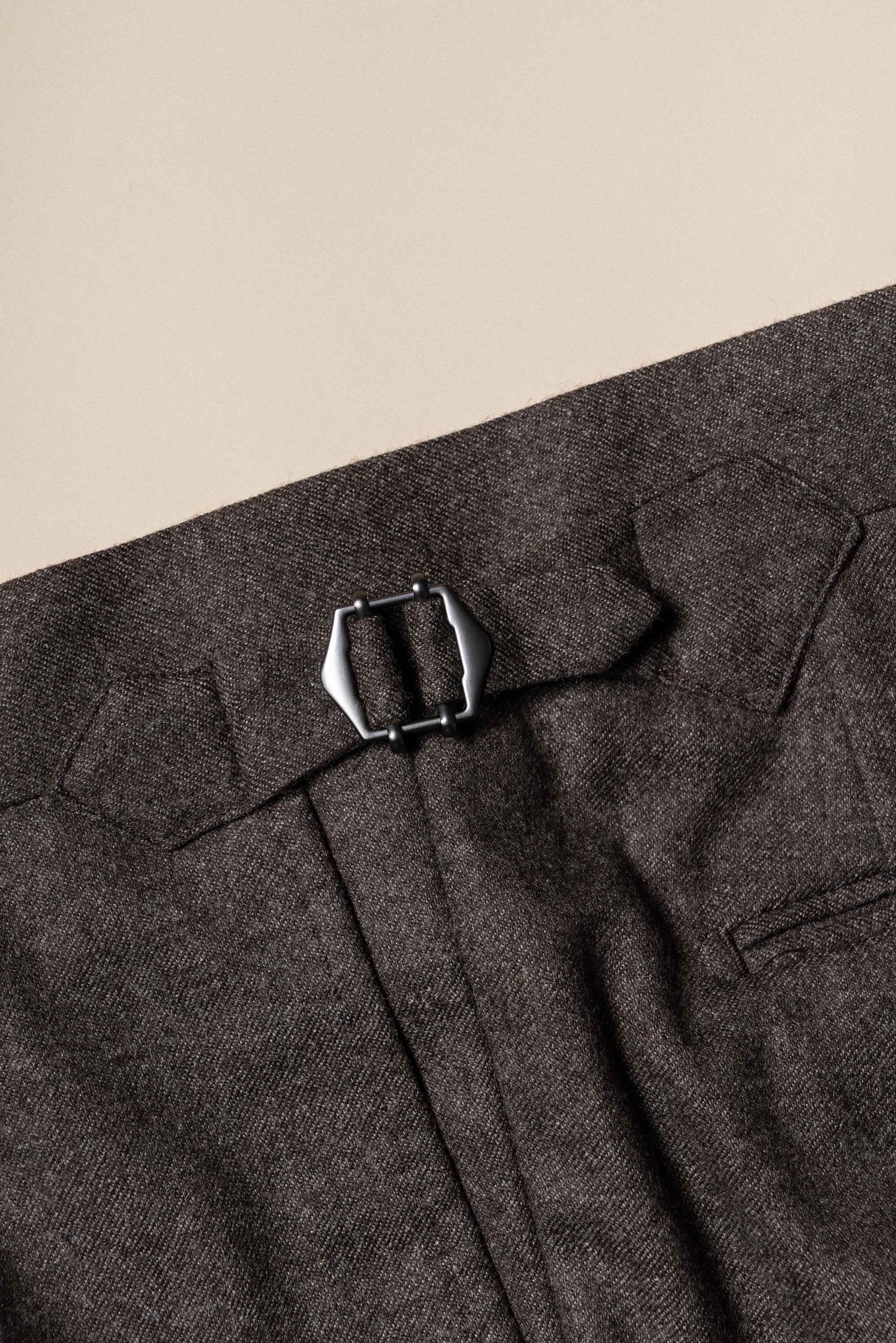 MTO Brown Twill Flannel Suit #411