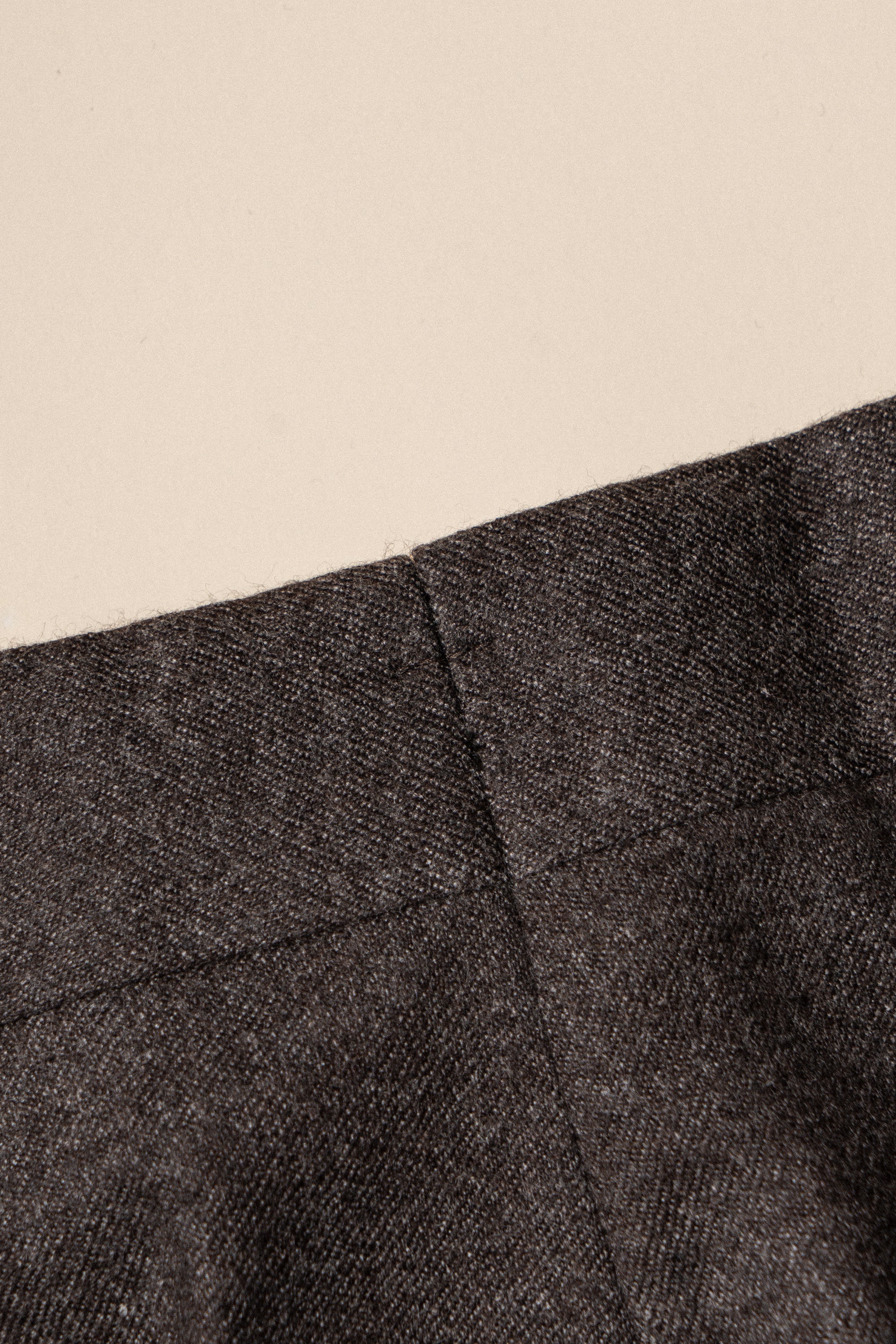 MTO Brown Twill Flannel Suit #411