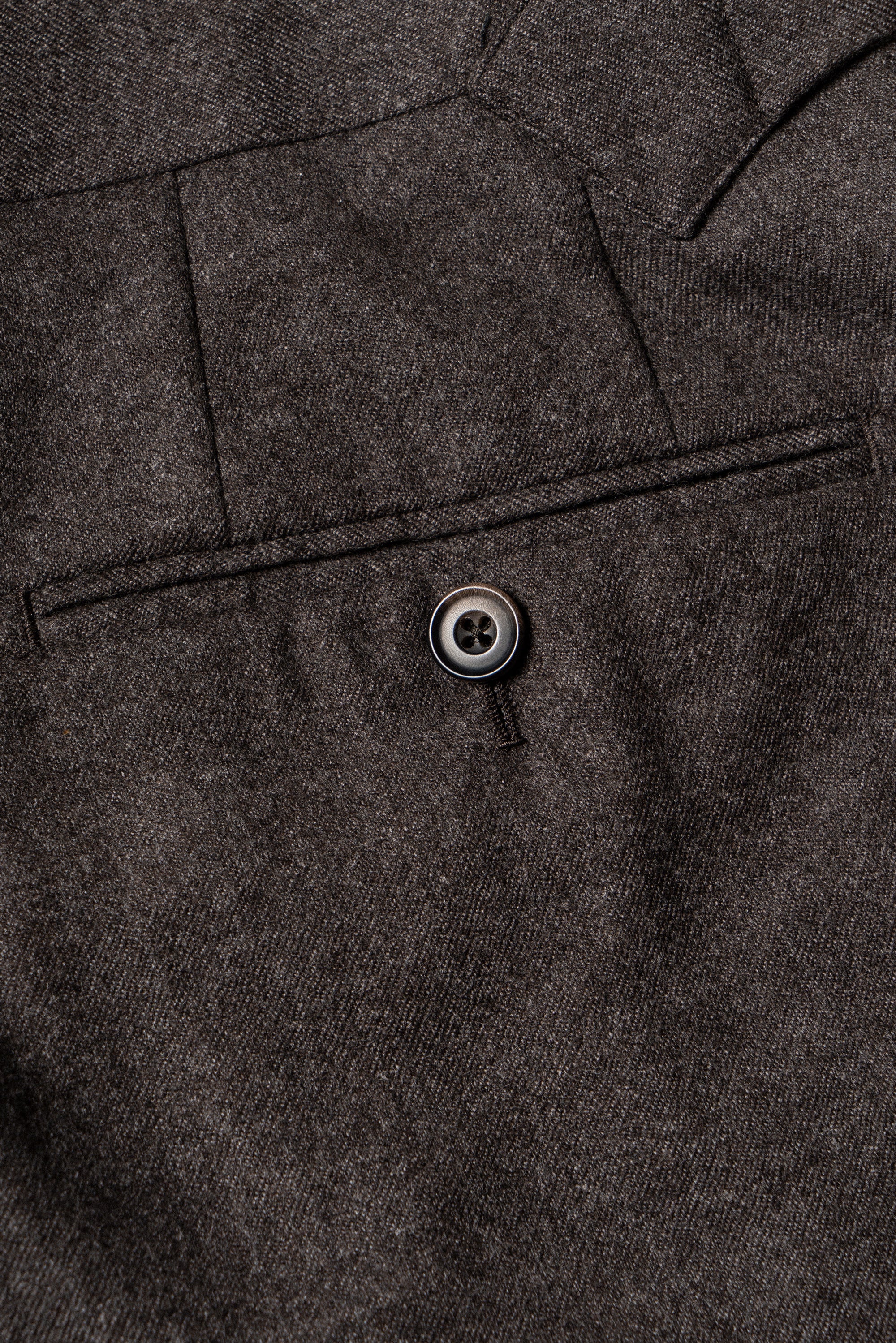 MTO Brown Twill Flannel Suit #411