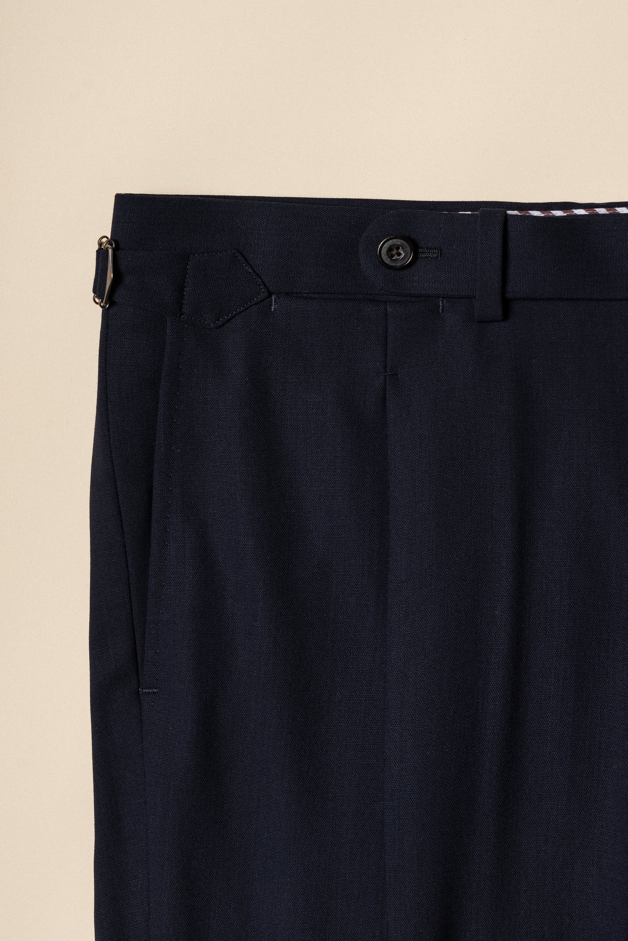 MTO Dark Navy Hightwist 16 Micron 140s Suit #412