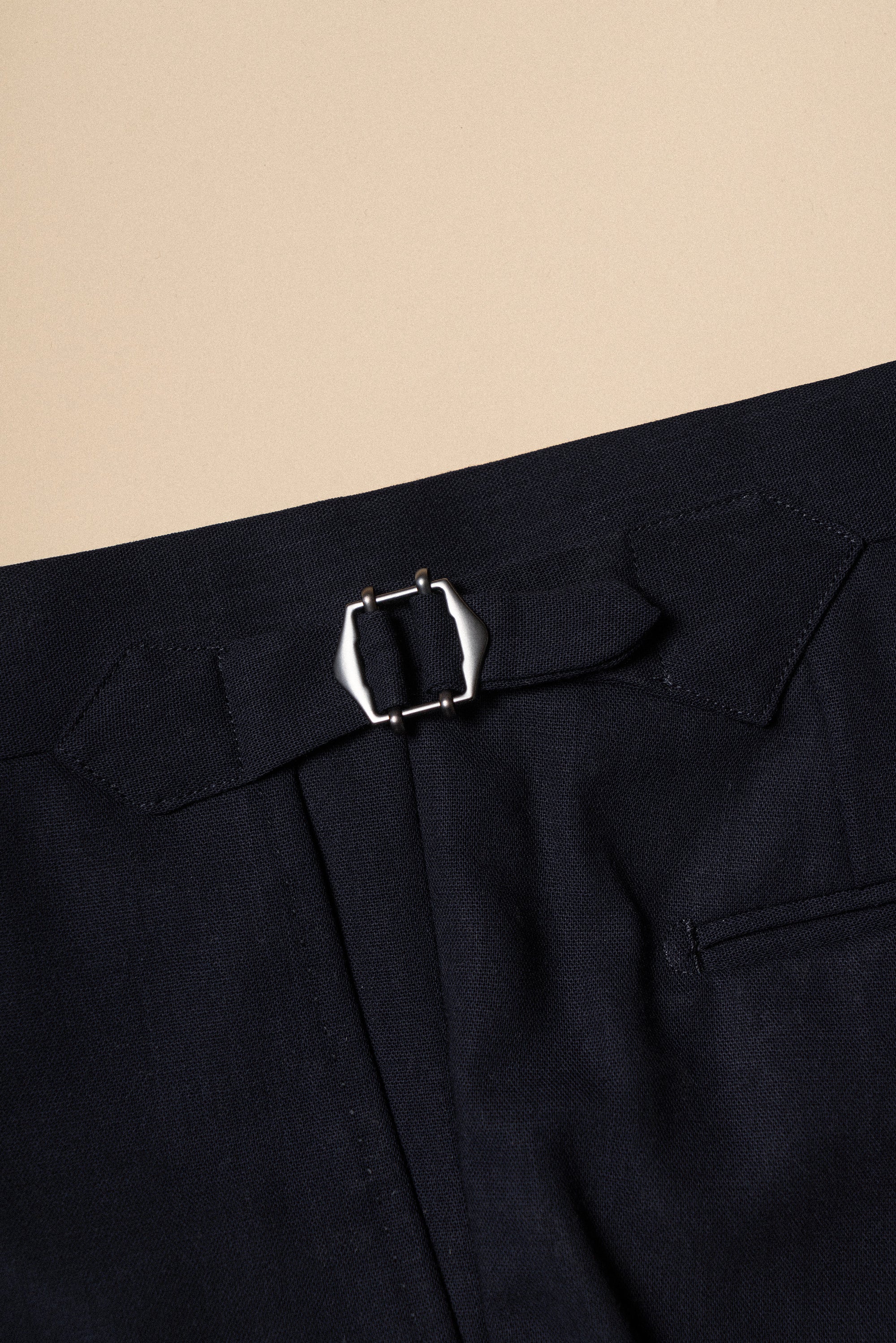 MTO Dark Navy Hightwist 16 Micron 140s Suit #412