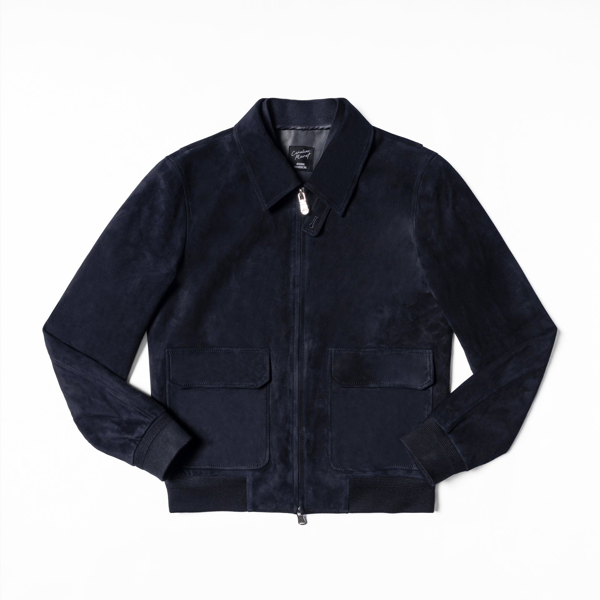 [Preorder] Navy Sheepskin Suede A2 Jacket